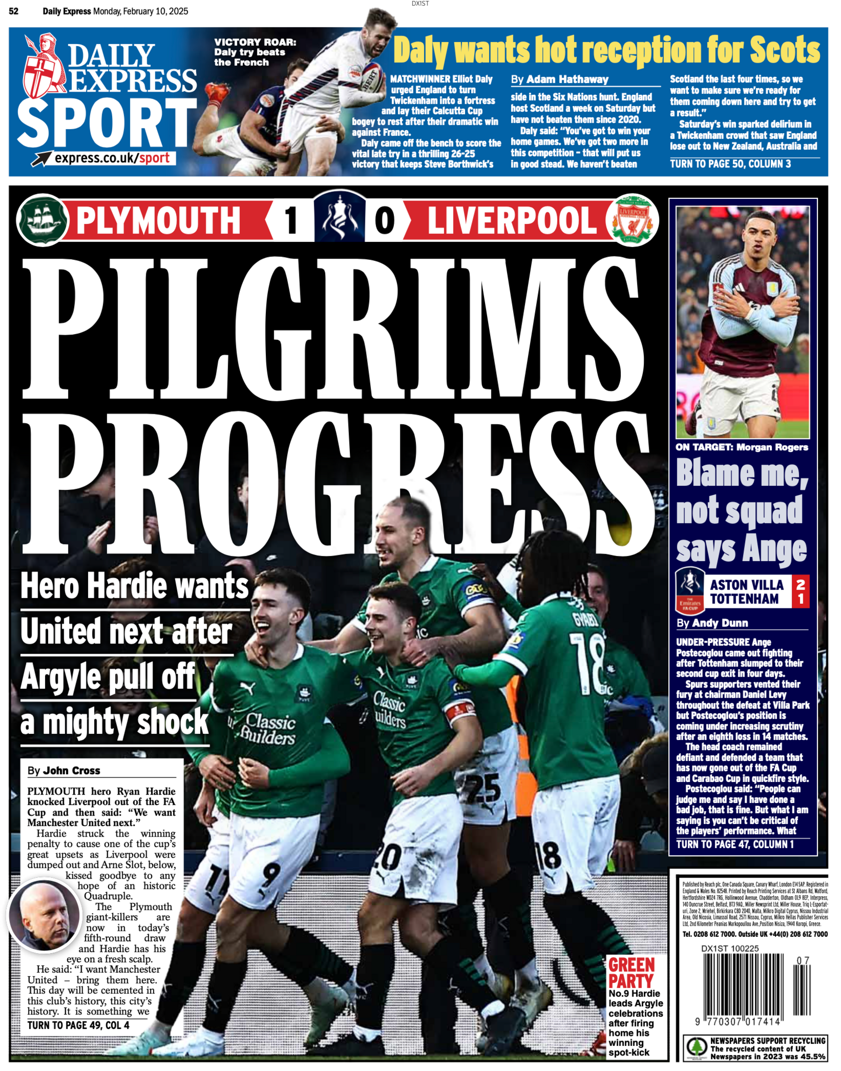 Express back page 