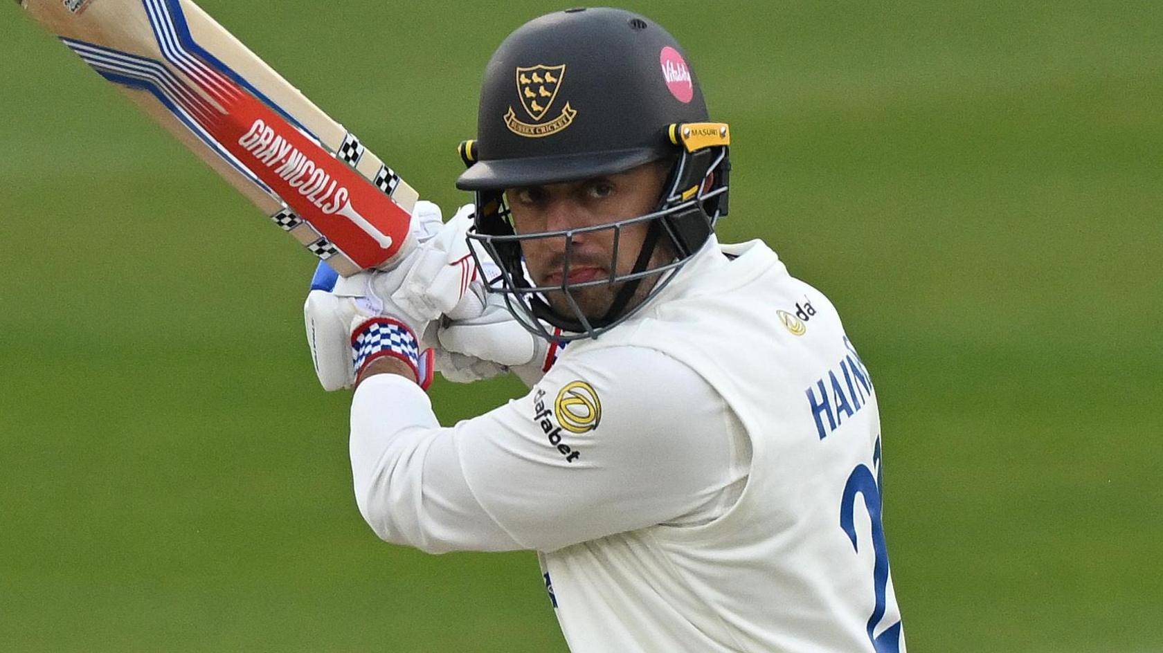 Tom Haines batting