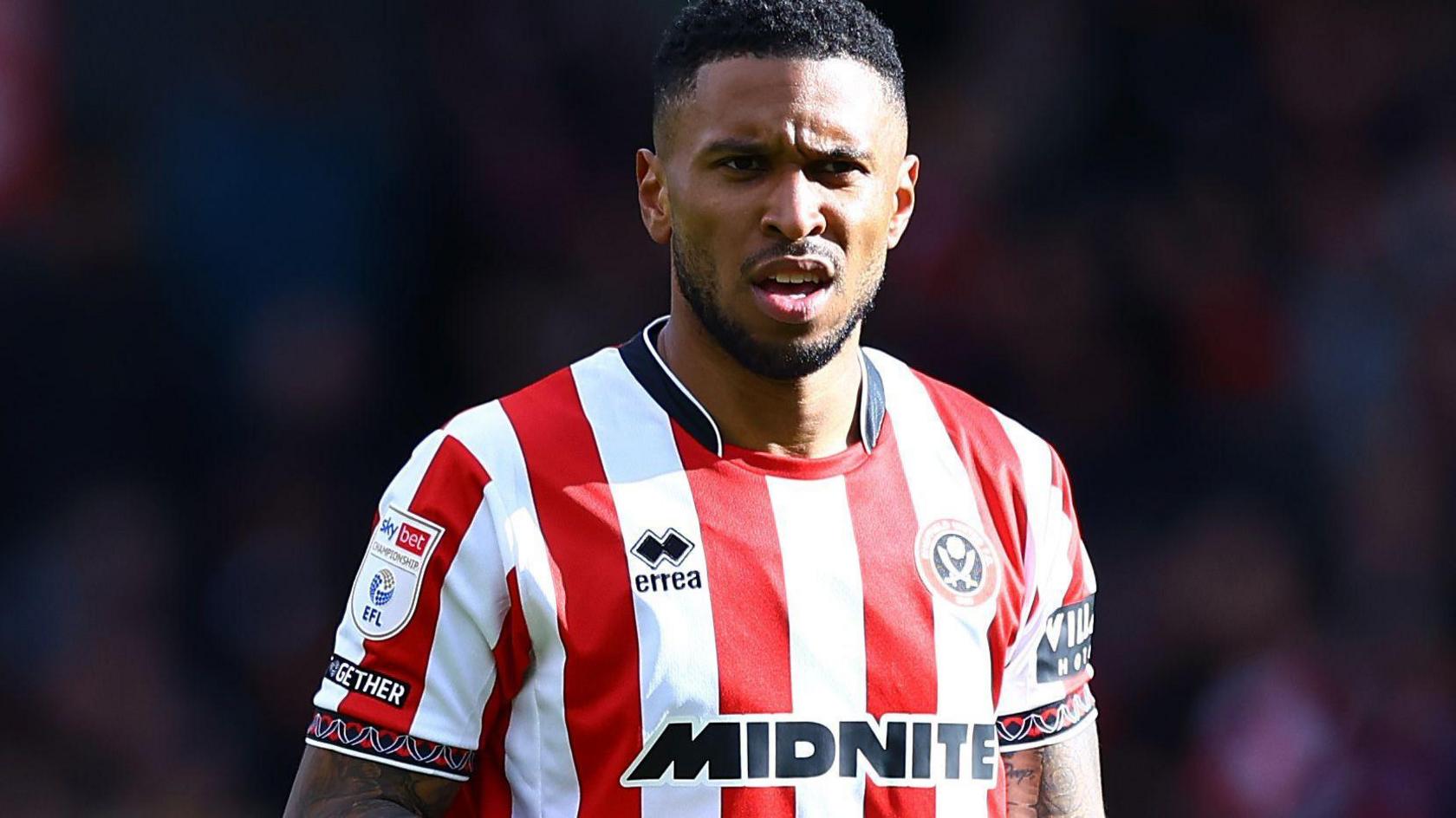 Tyrese Campbell in action for Sheffield United