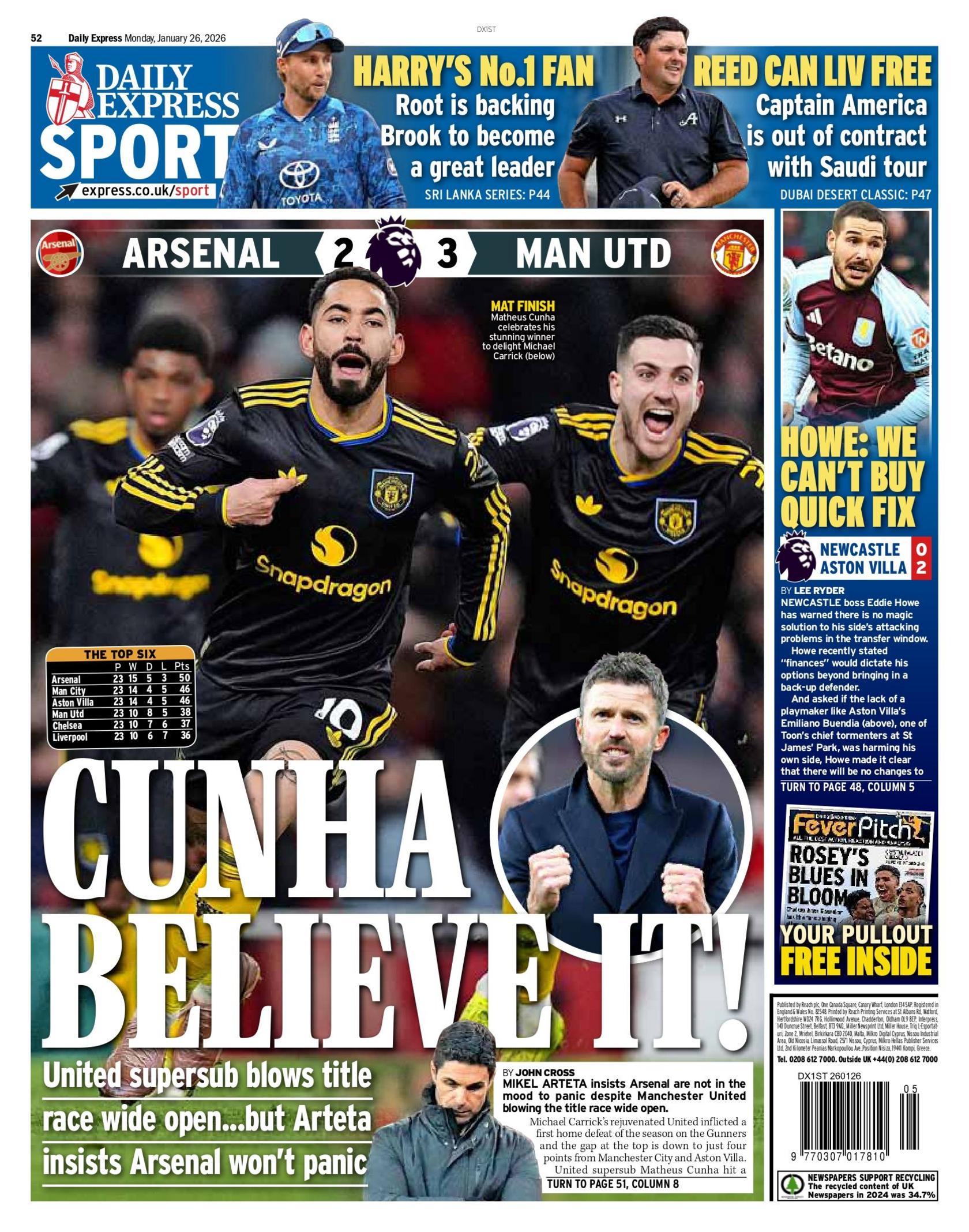 Express back page
