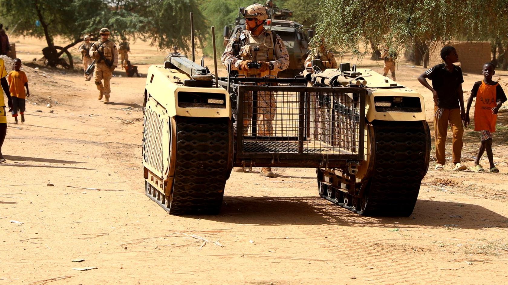 Milrem unmanned vehicle in Mali