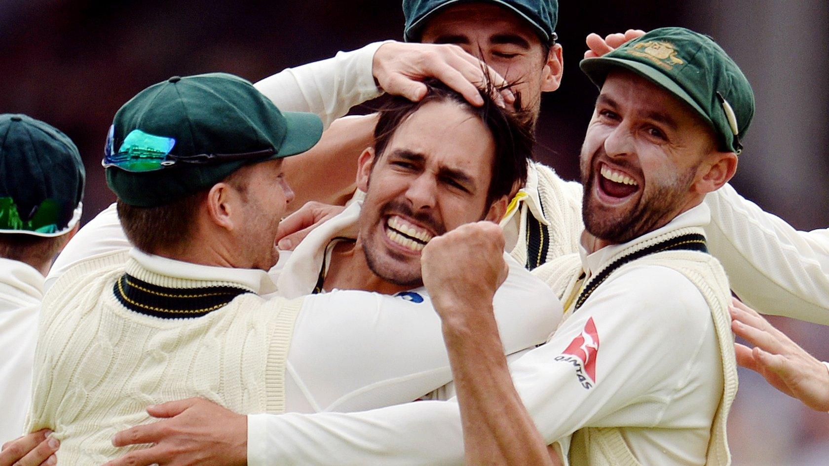 Australia celebrate