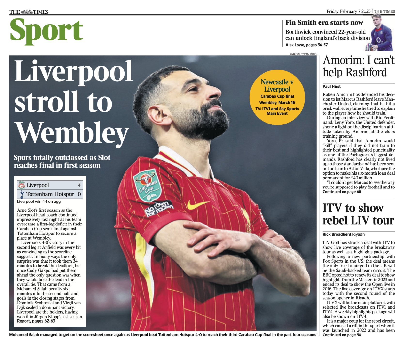 Times back page