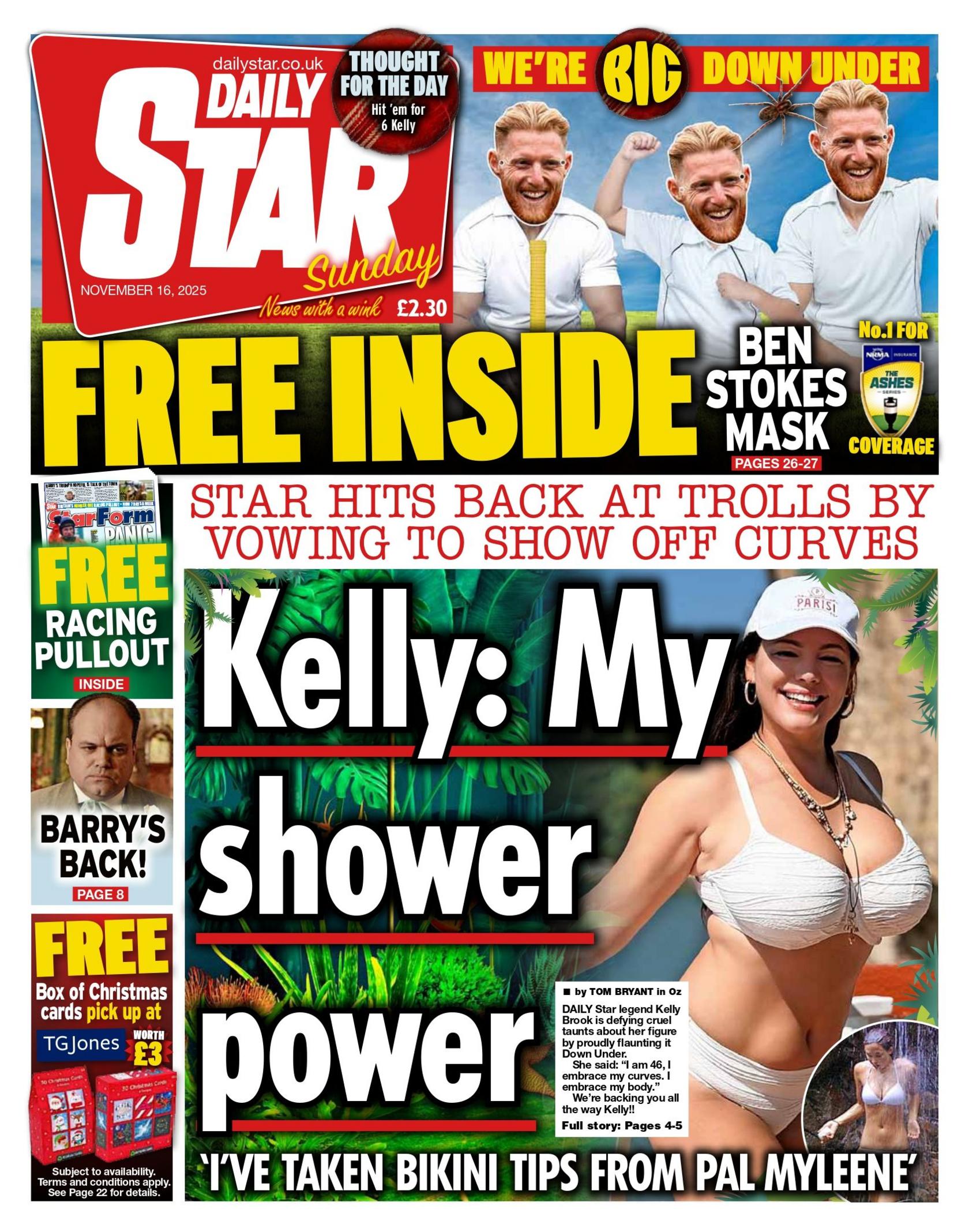 Daily Star front page
