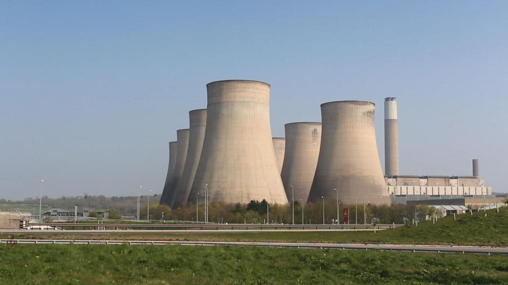 Cooling towers of the power station
