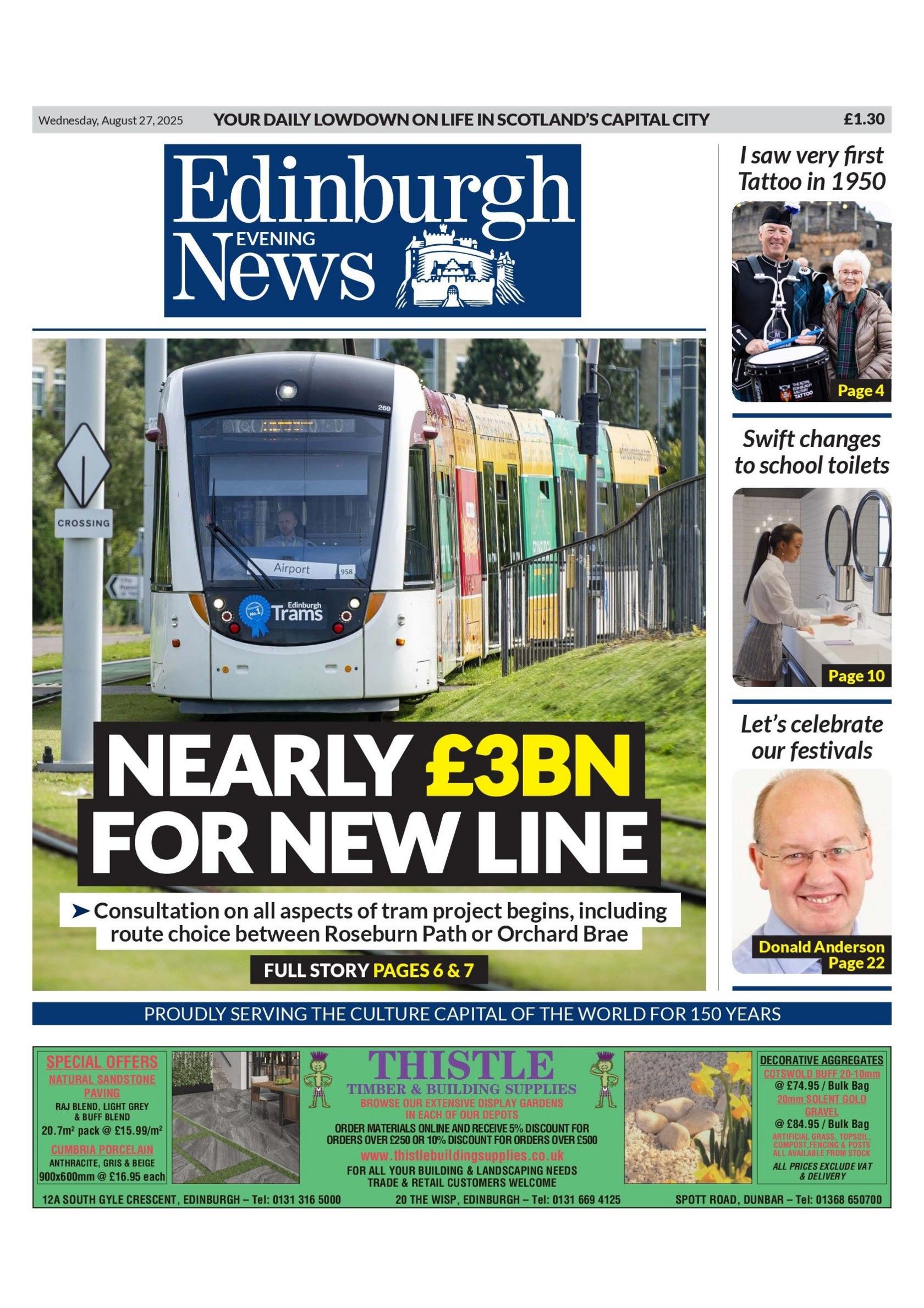  Edinburgh evening news
