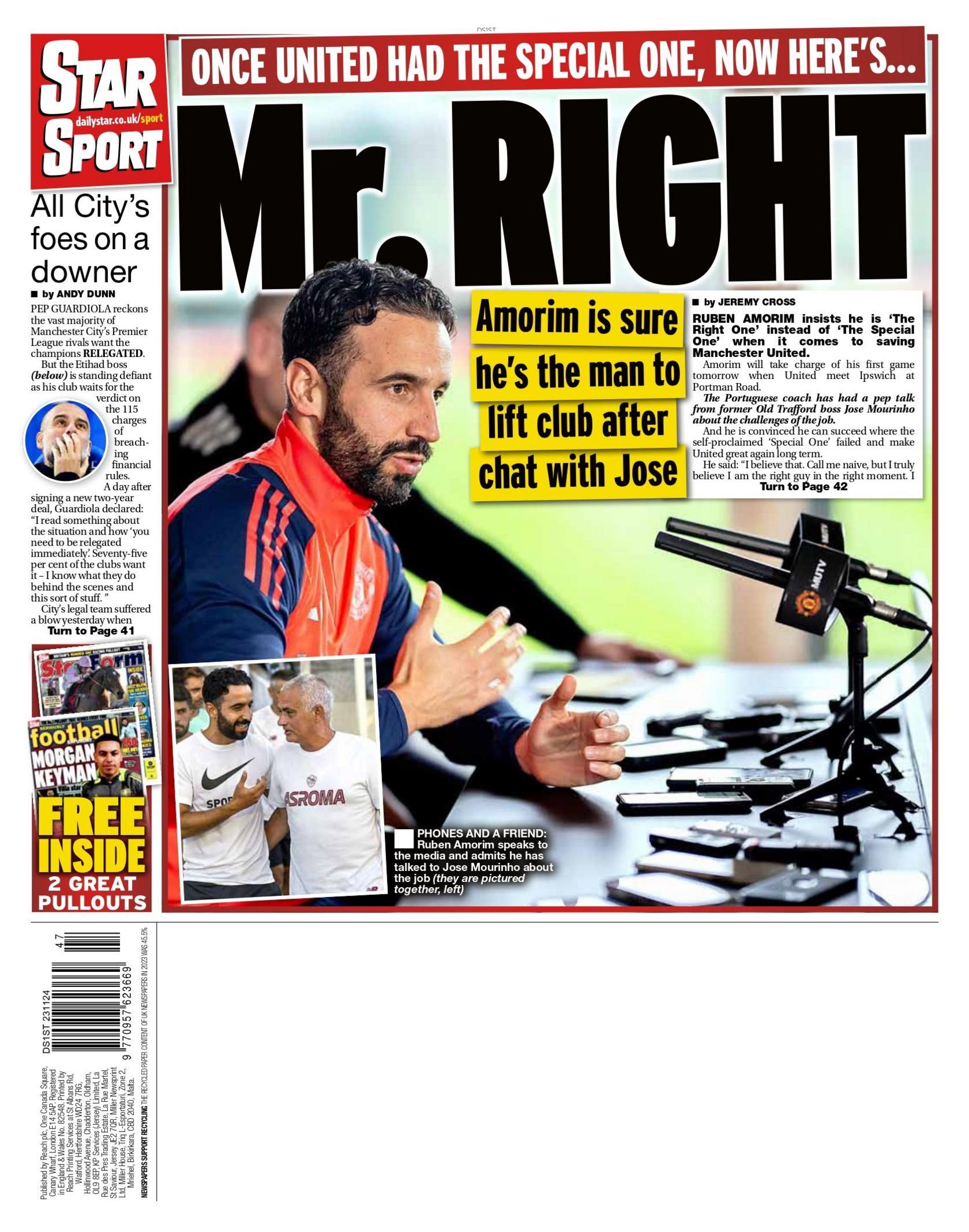 Daily Star back page