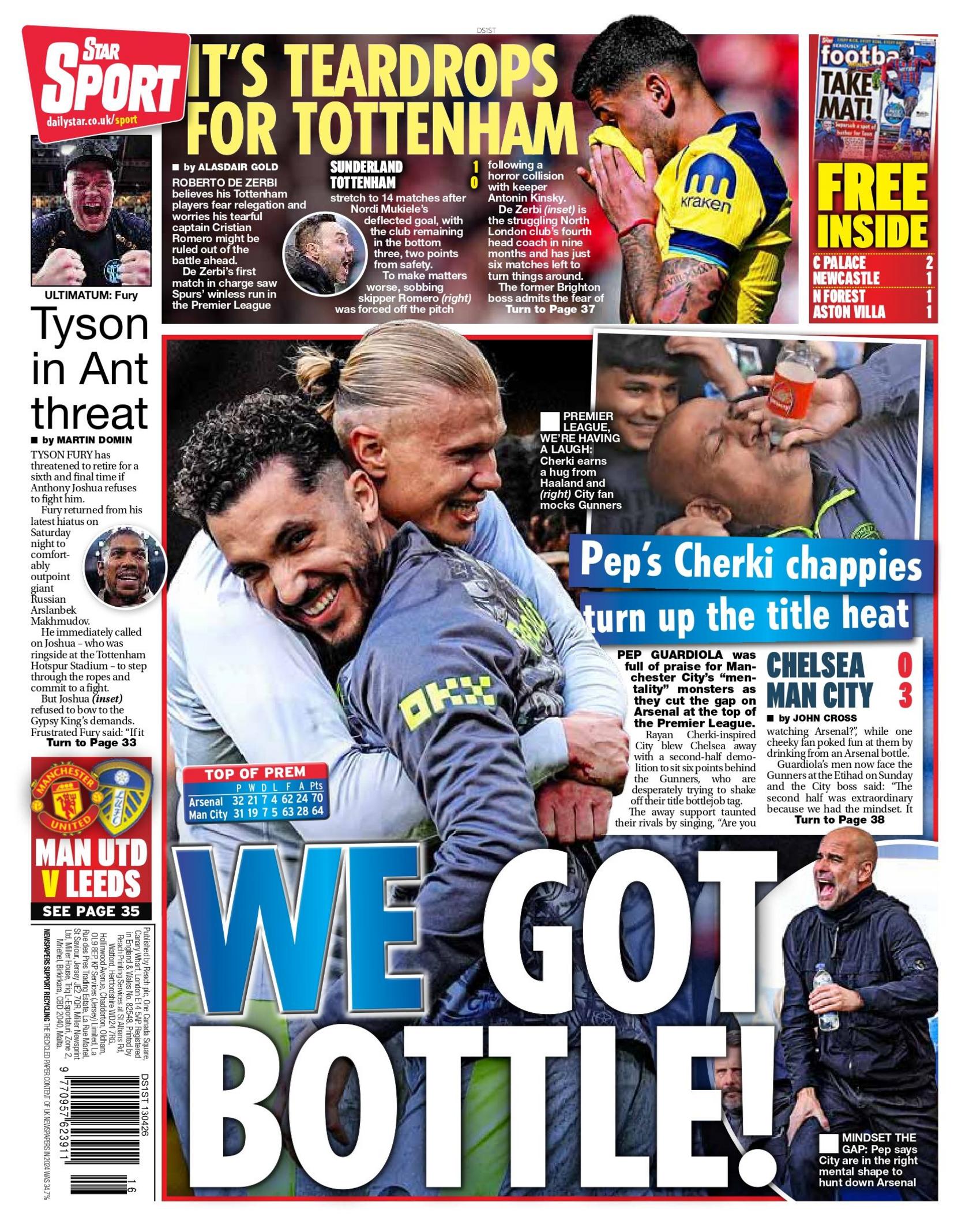 Star back page for 13 April 2026