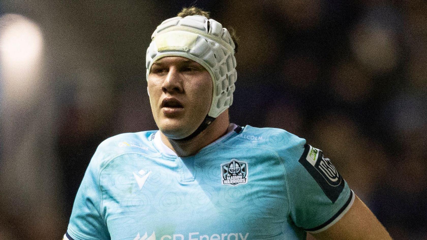 Gregor Hiddleston in action for Glasgow Warriors