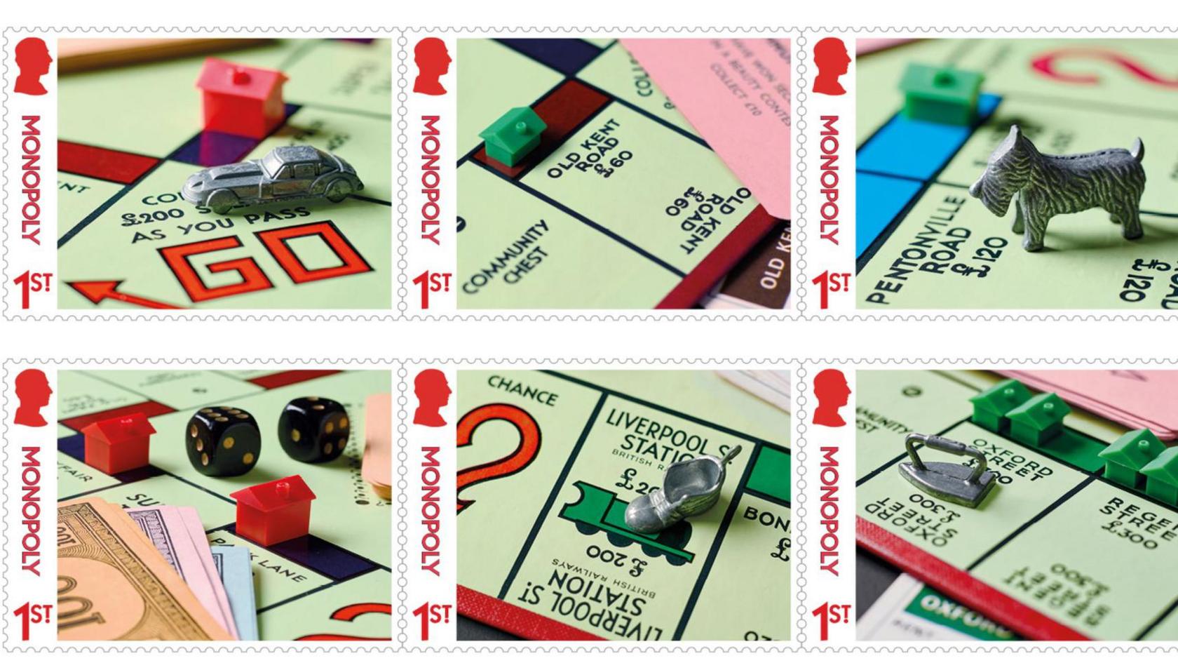 Monopoly stamps