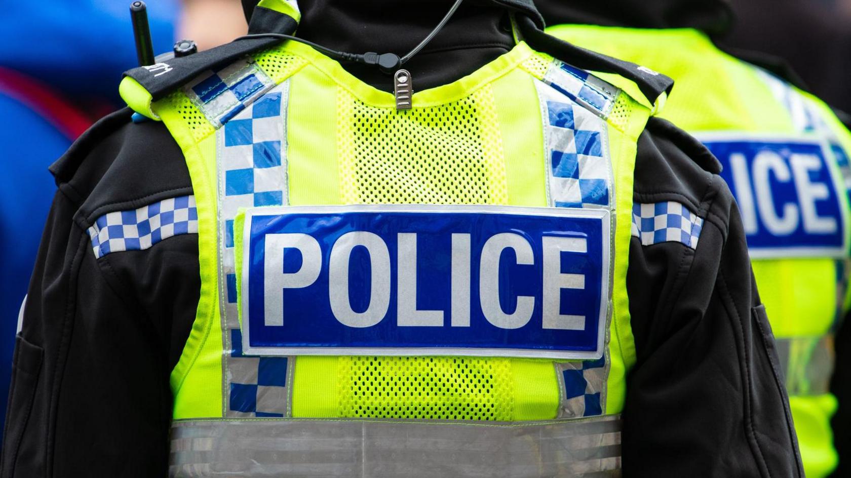 Back of a police officer