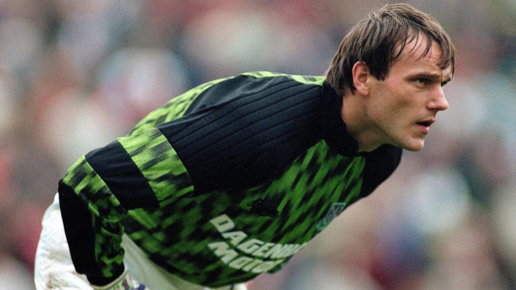 West Ham goalkeeper Ludek Miklosko in 1992