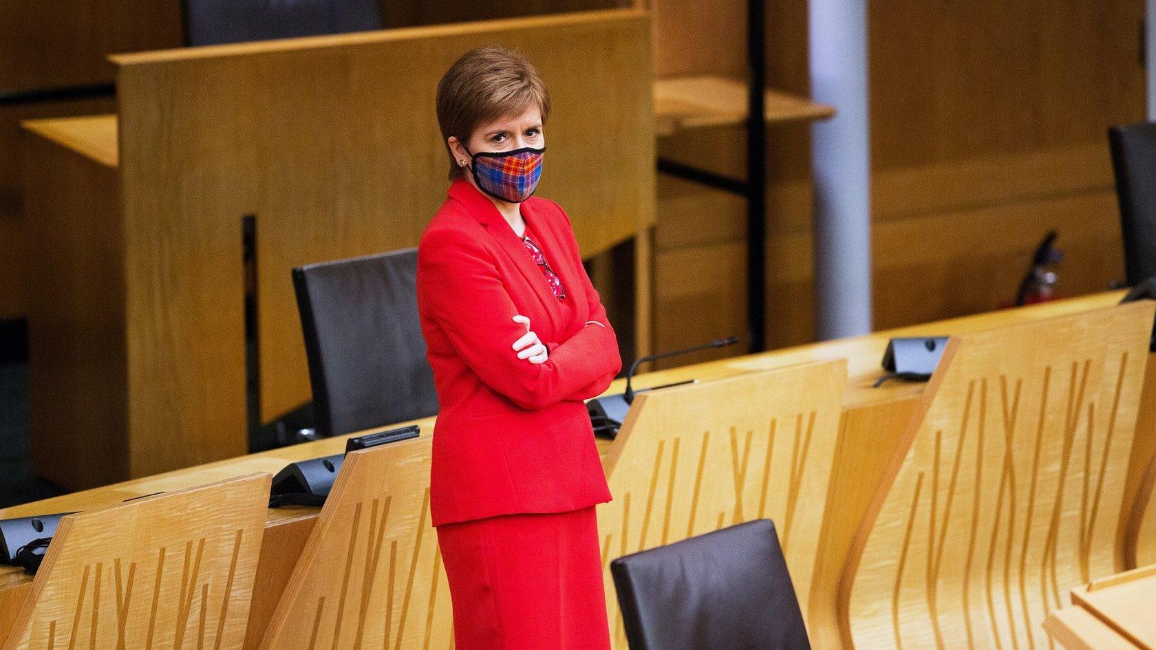 Nicola Sturgeon at Holyrood