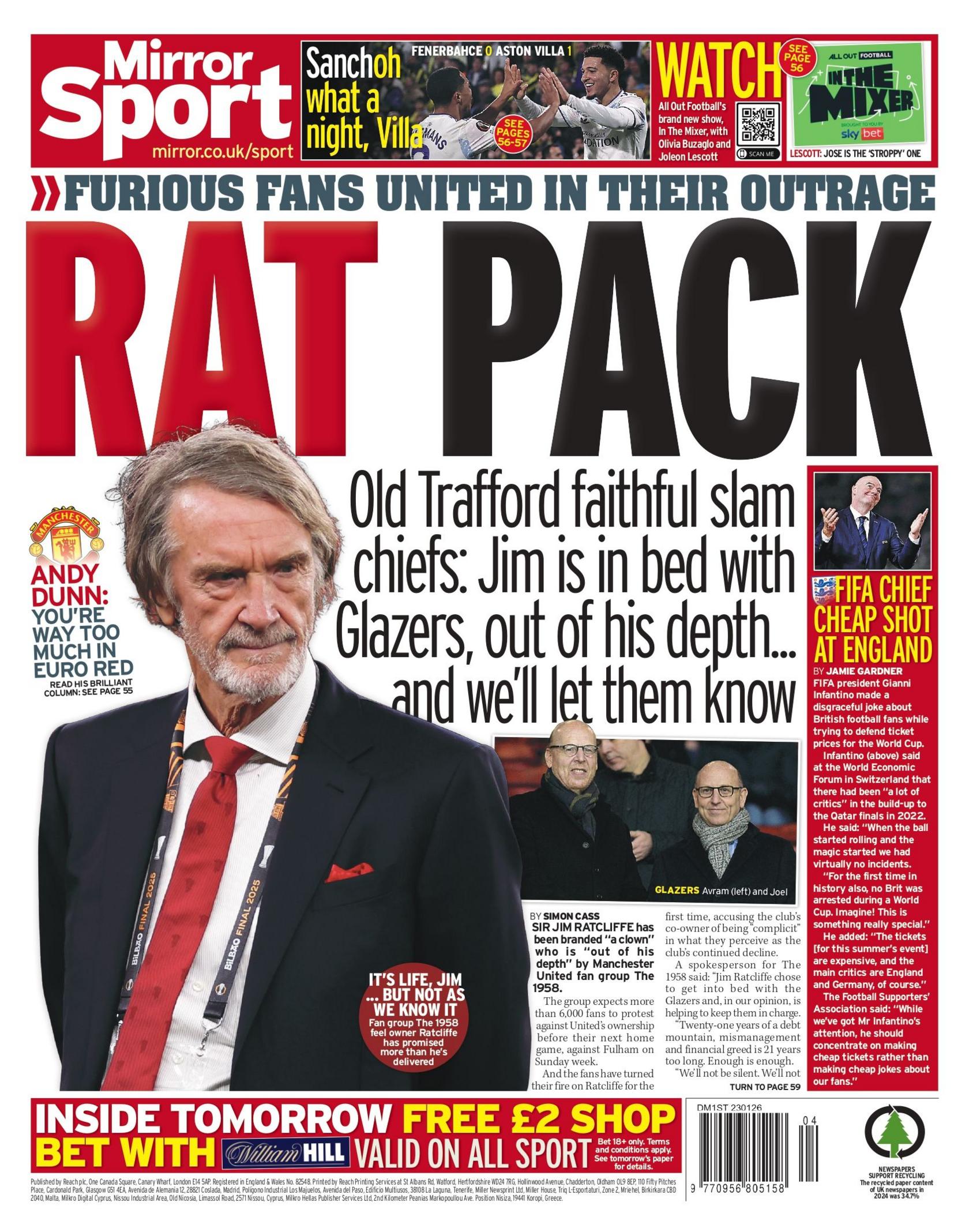 Mirror back page 