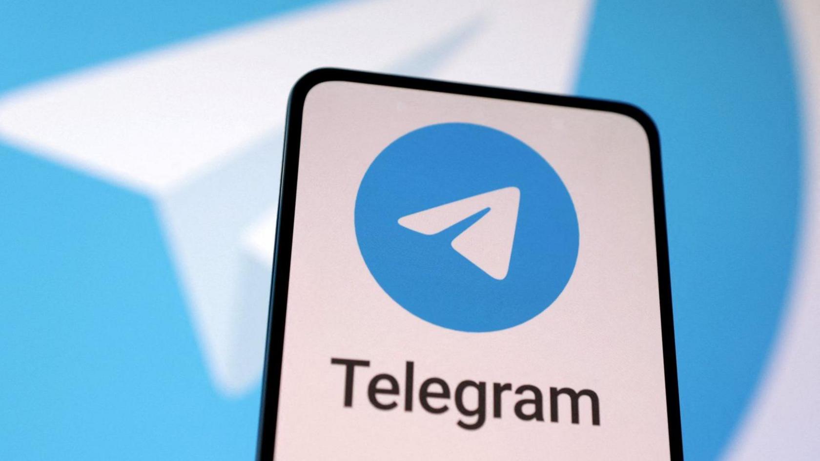 Telegram app logo. File photo