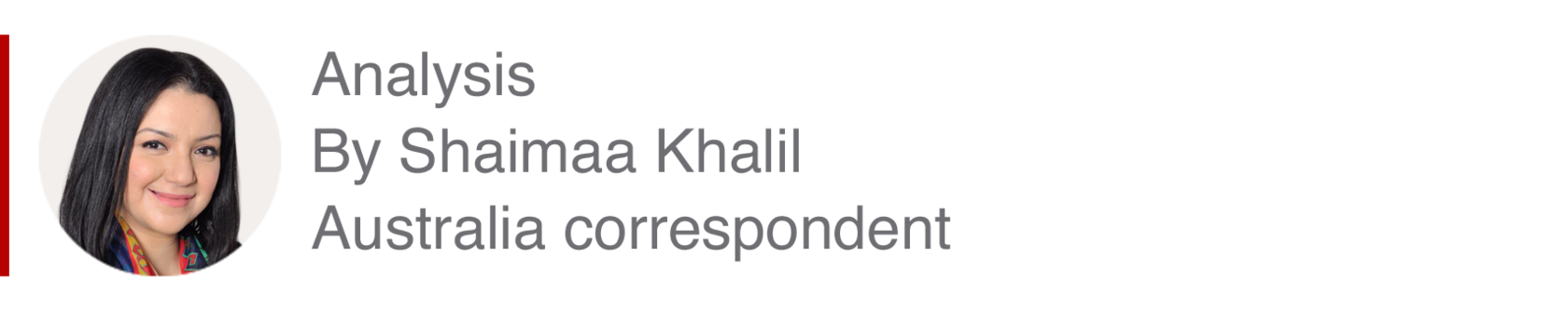 Analysis box by Shaimaa Khalil, Australia correspondent