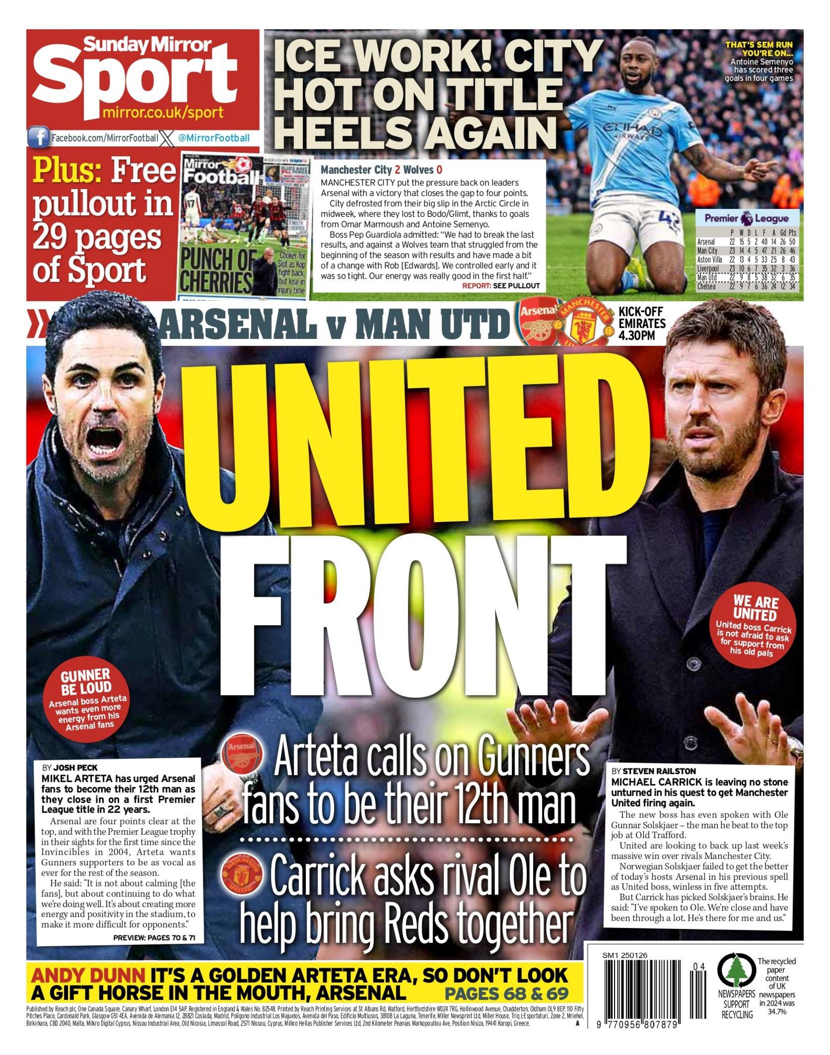 Mirror back page 