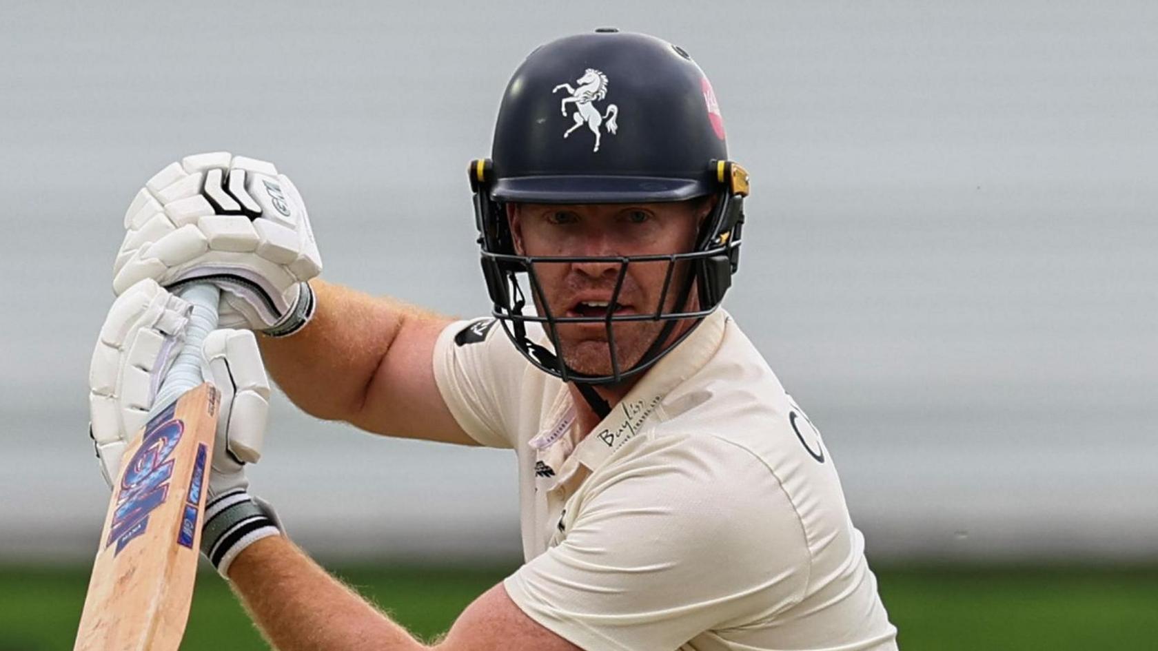 Ben Compton plays a shot on the off side