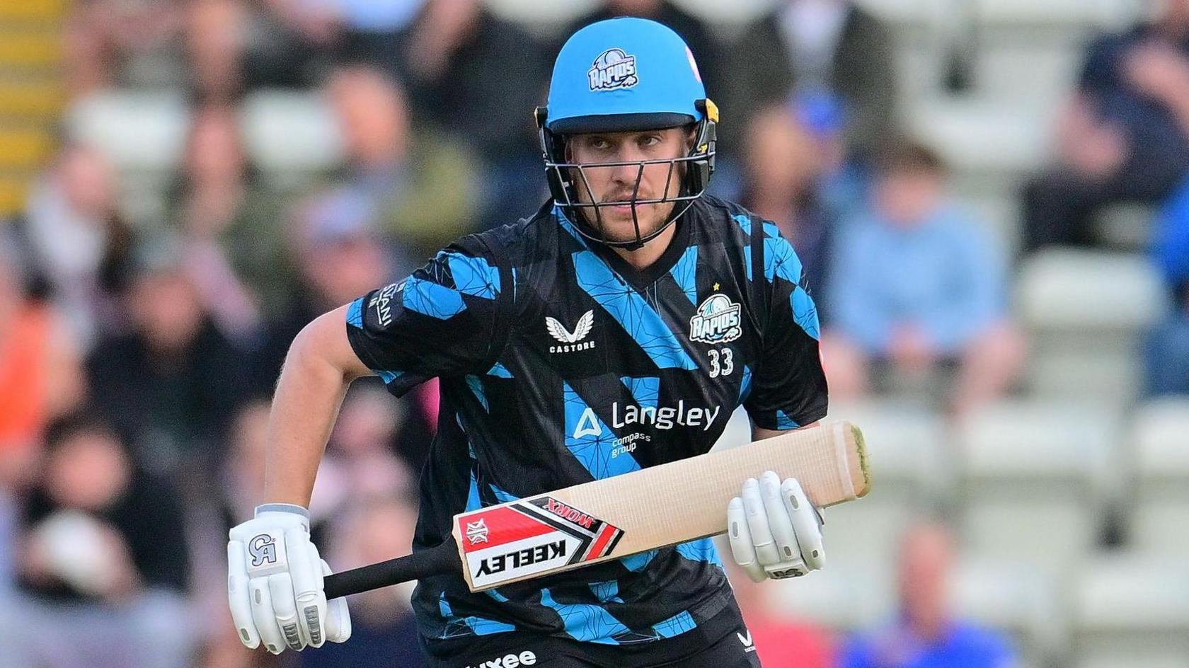 Worcestershire's Josh Cobb attempts a quick single during one of his 12 T20 appearances for Worcestershire