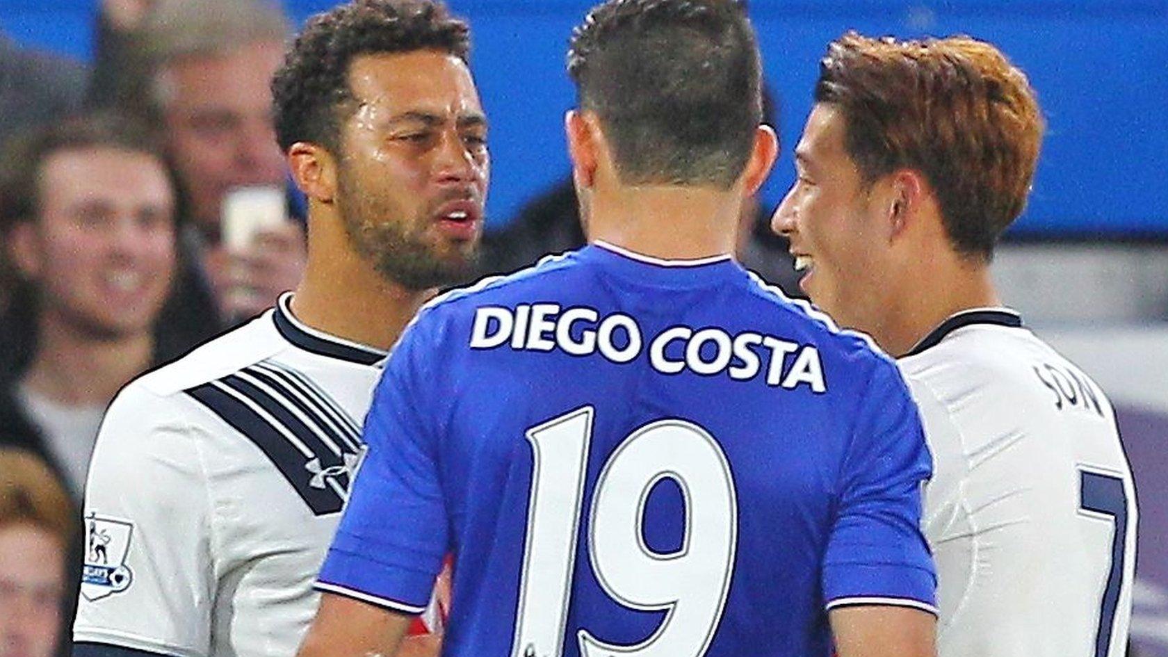 Dembele fronts up to Diego Costa