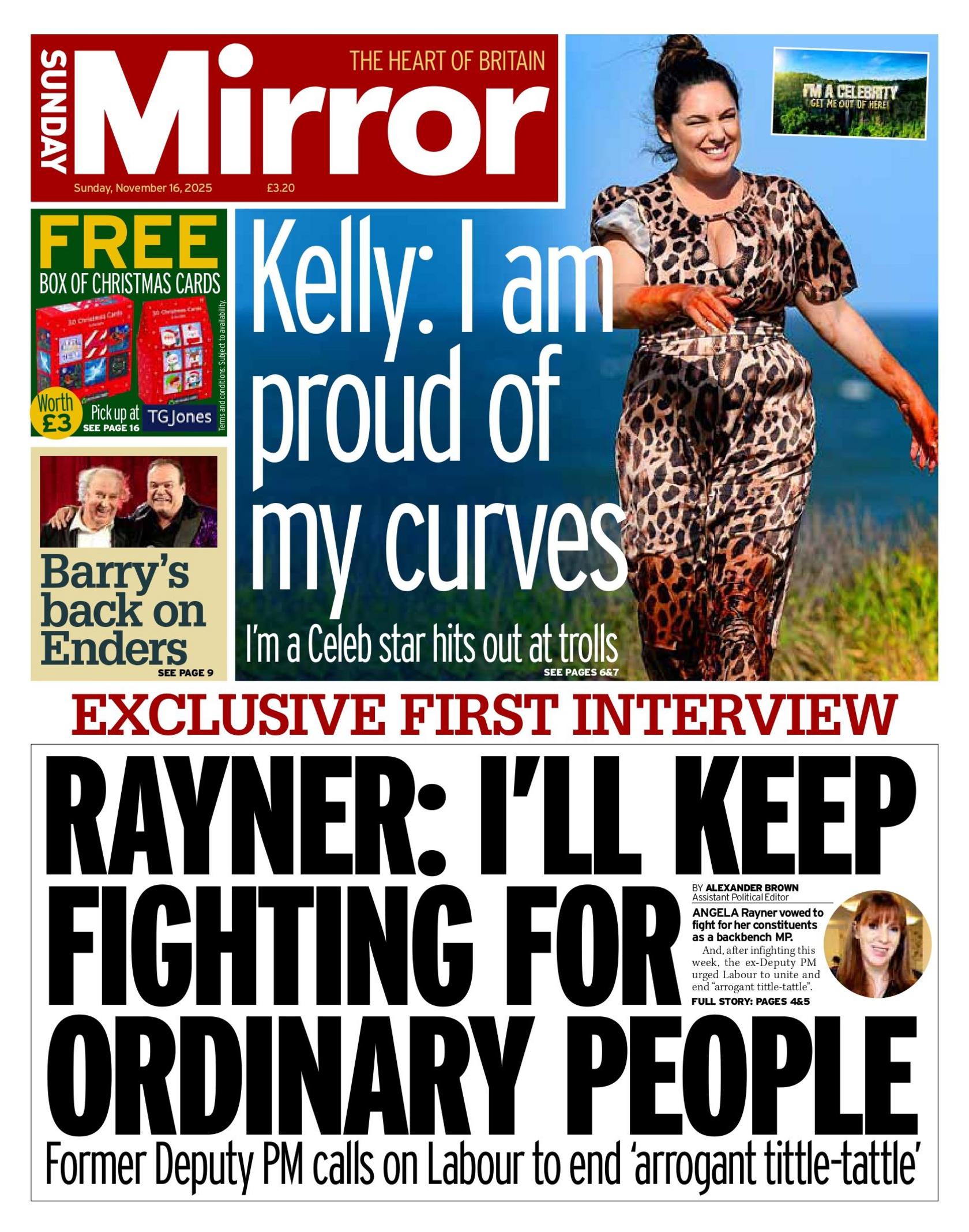 Daily Mirror front page