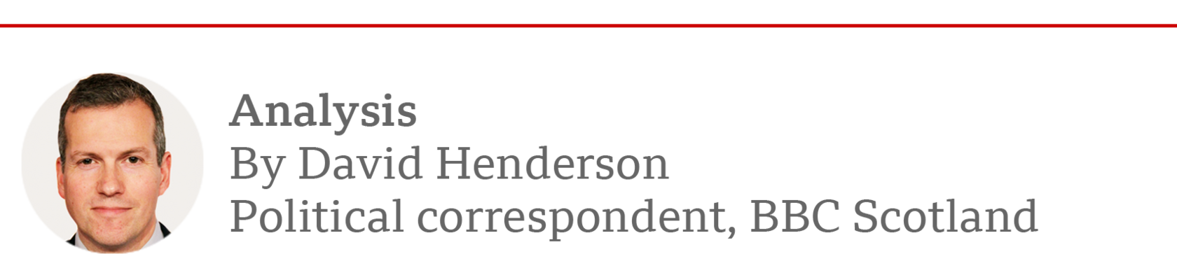 David Henderson, BBC Scotland political correspondent, analysis graphic with headshot