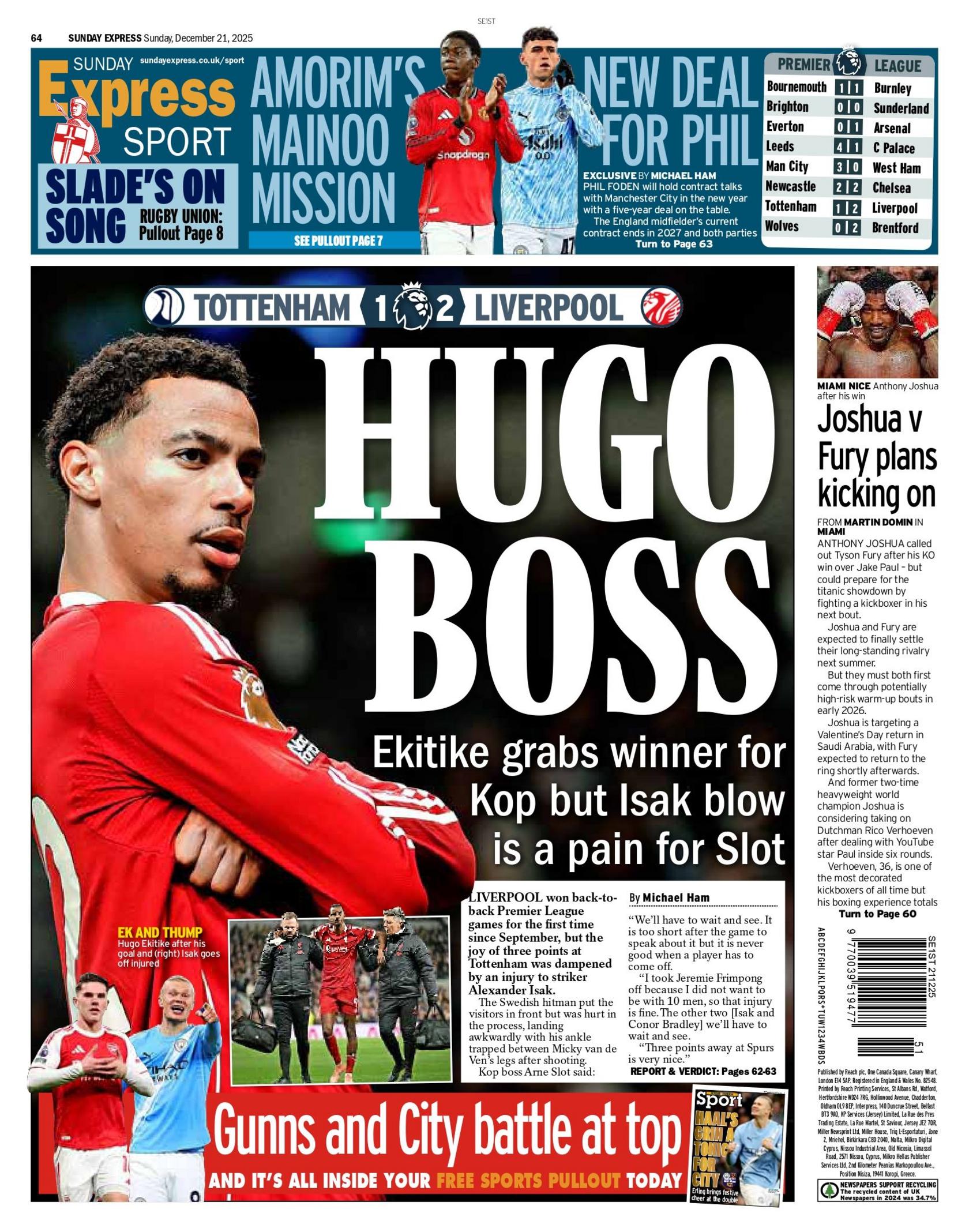 Express back page 