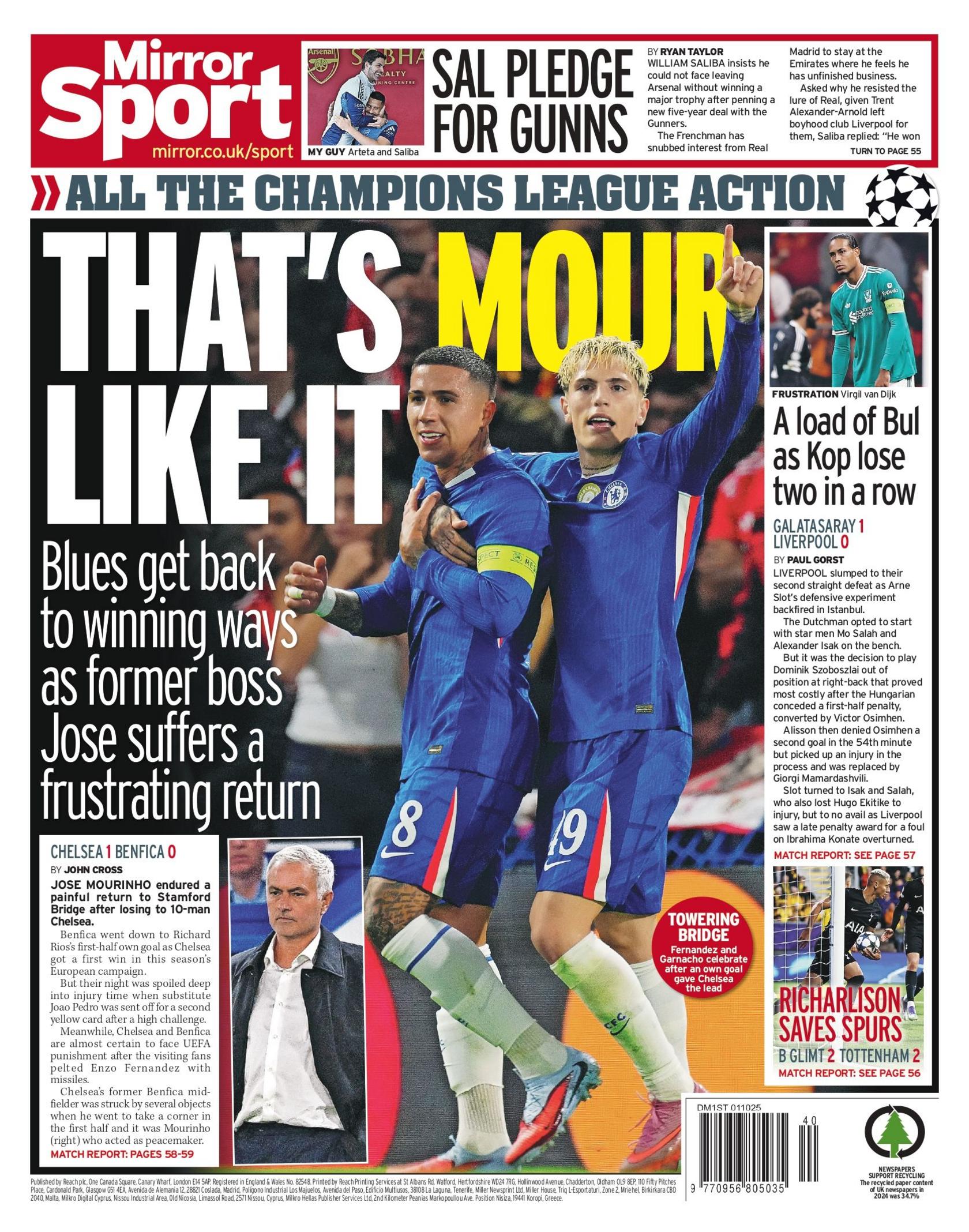 Mirror back page