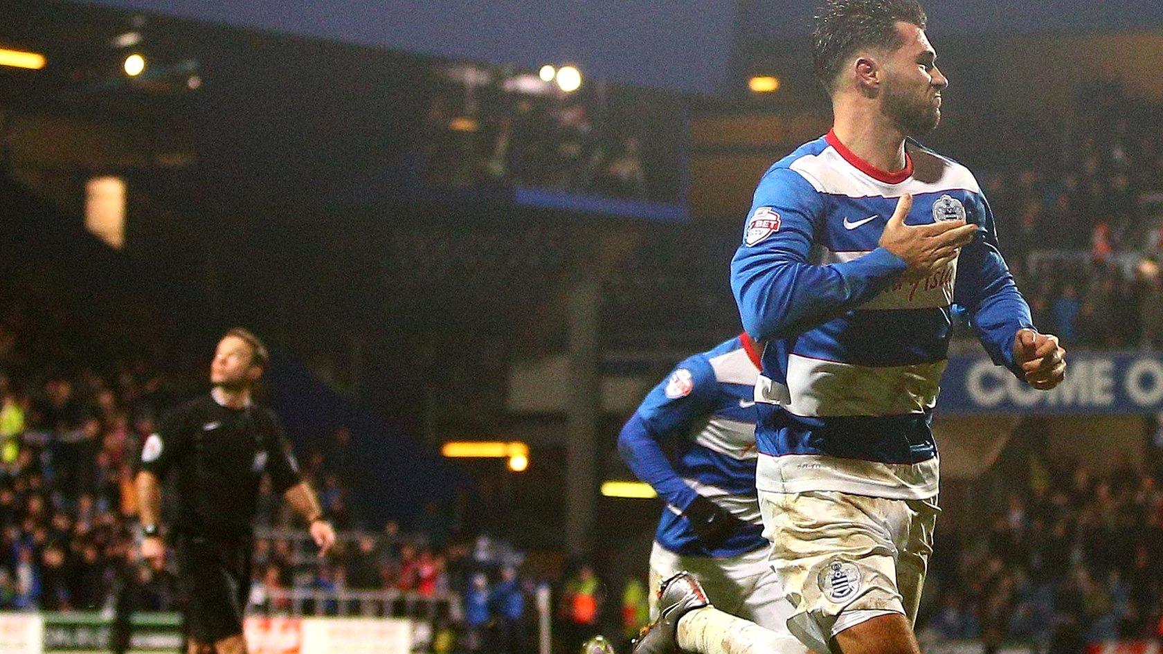 Charlie Austin celebrates