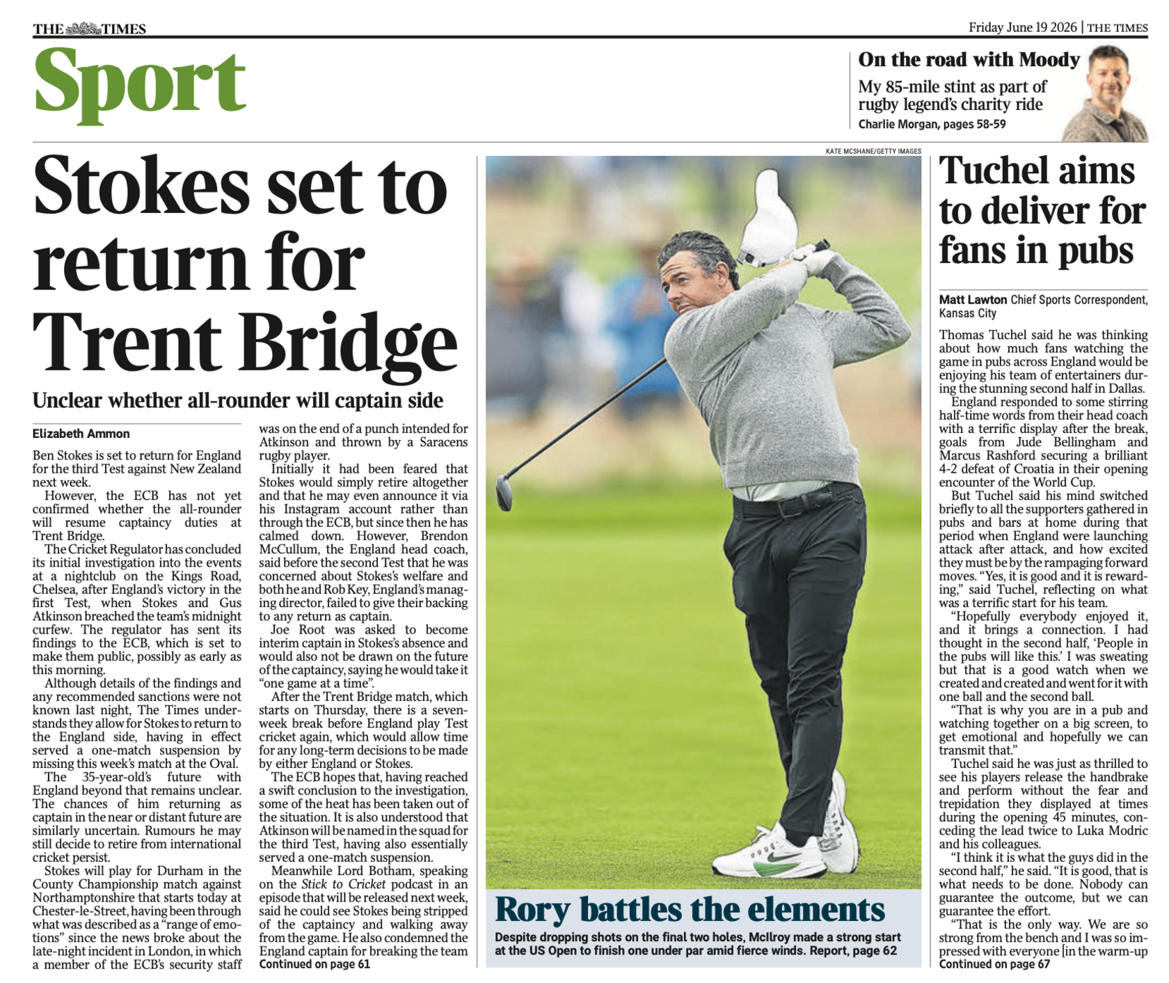 Times back page 
