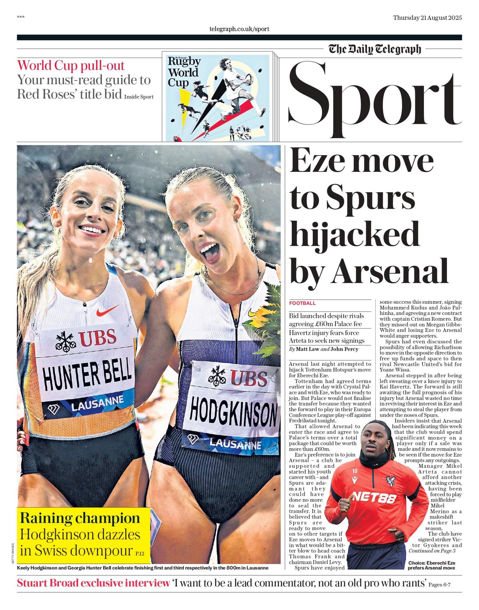 Telegraph back page 