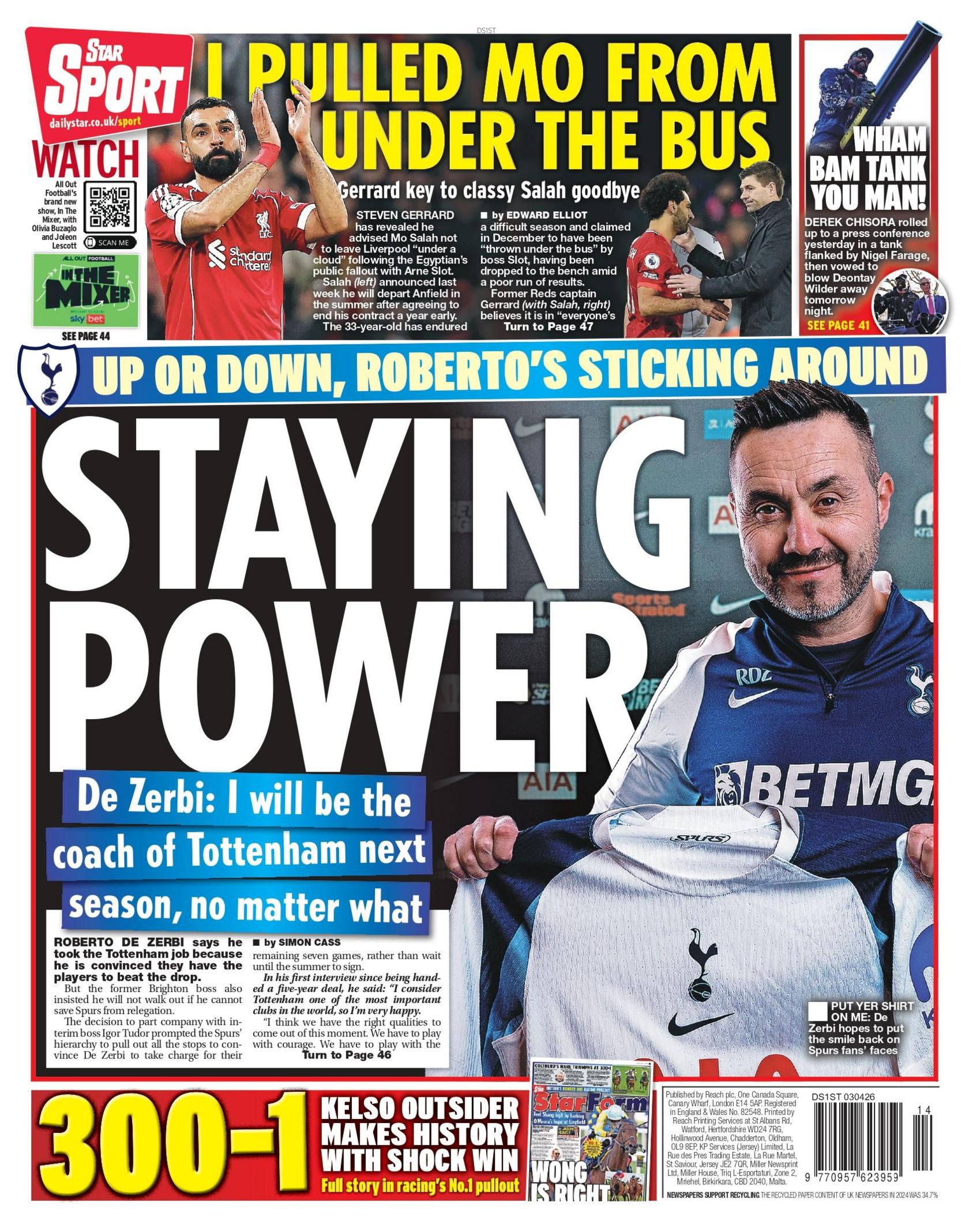 Star back page 