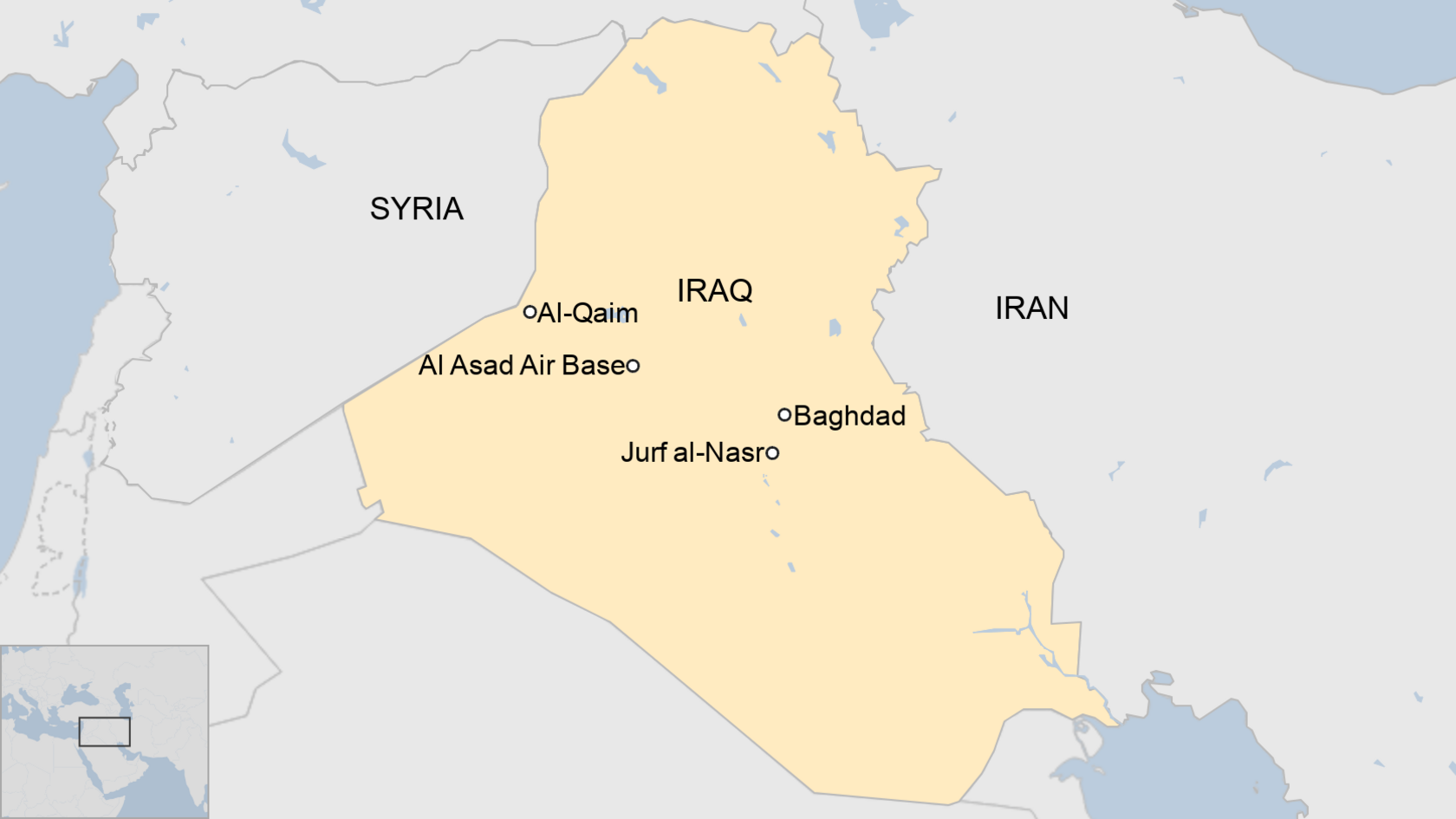 Map of Iraq