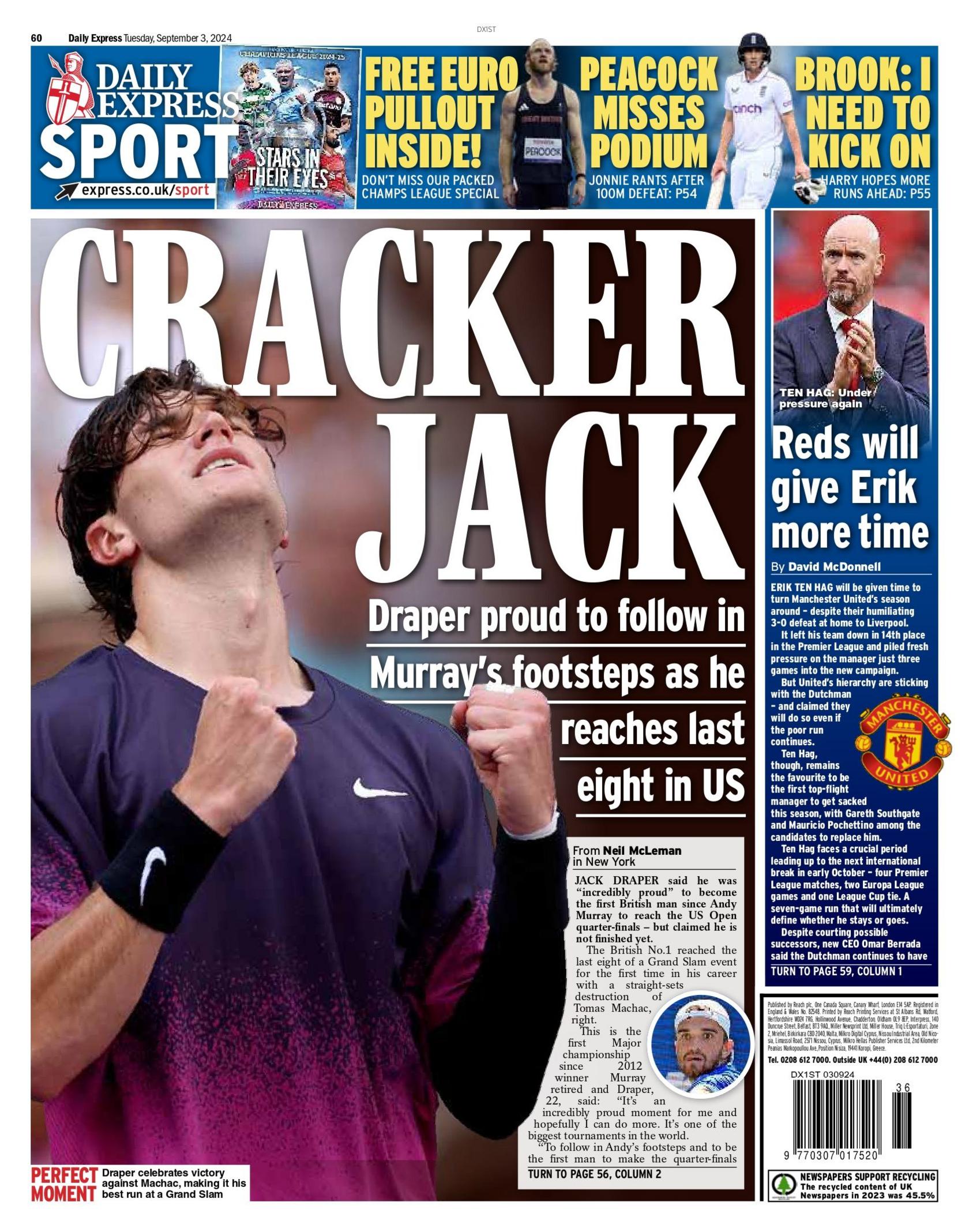 Express back page