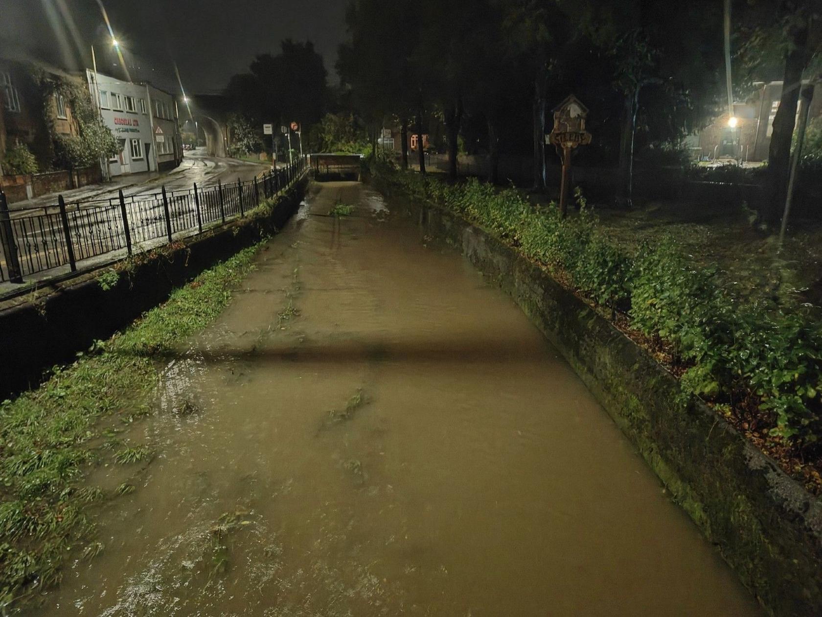 Flooding scene