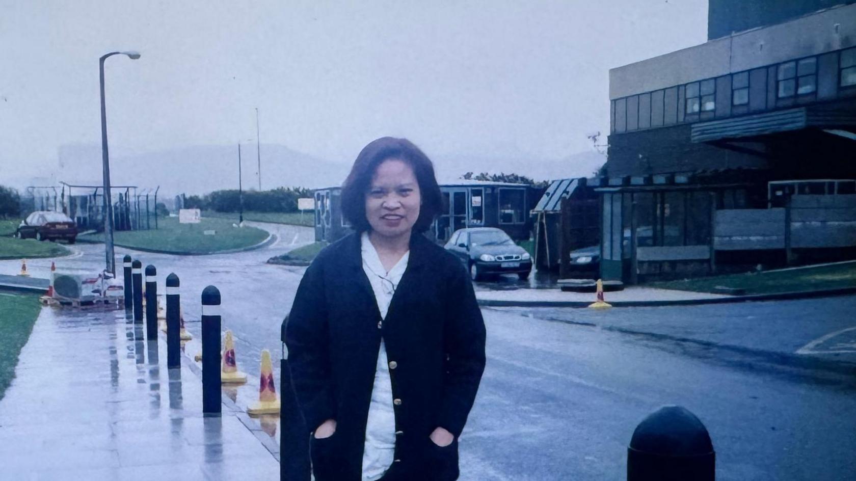 Edelita tu allan i Ysbyty Gwynedd