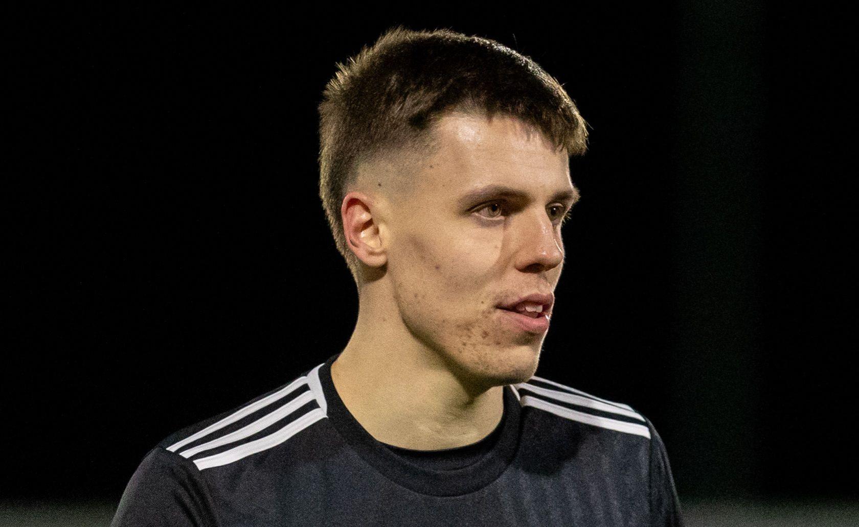 Rhys Hughes in action for Connah's Quay Nomads