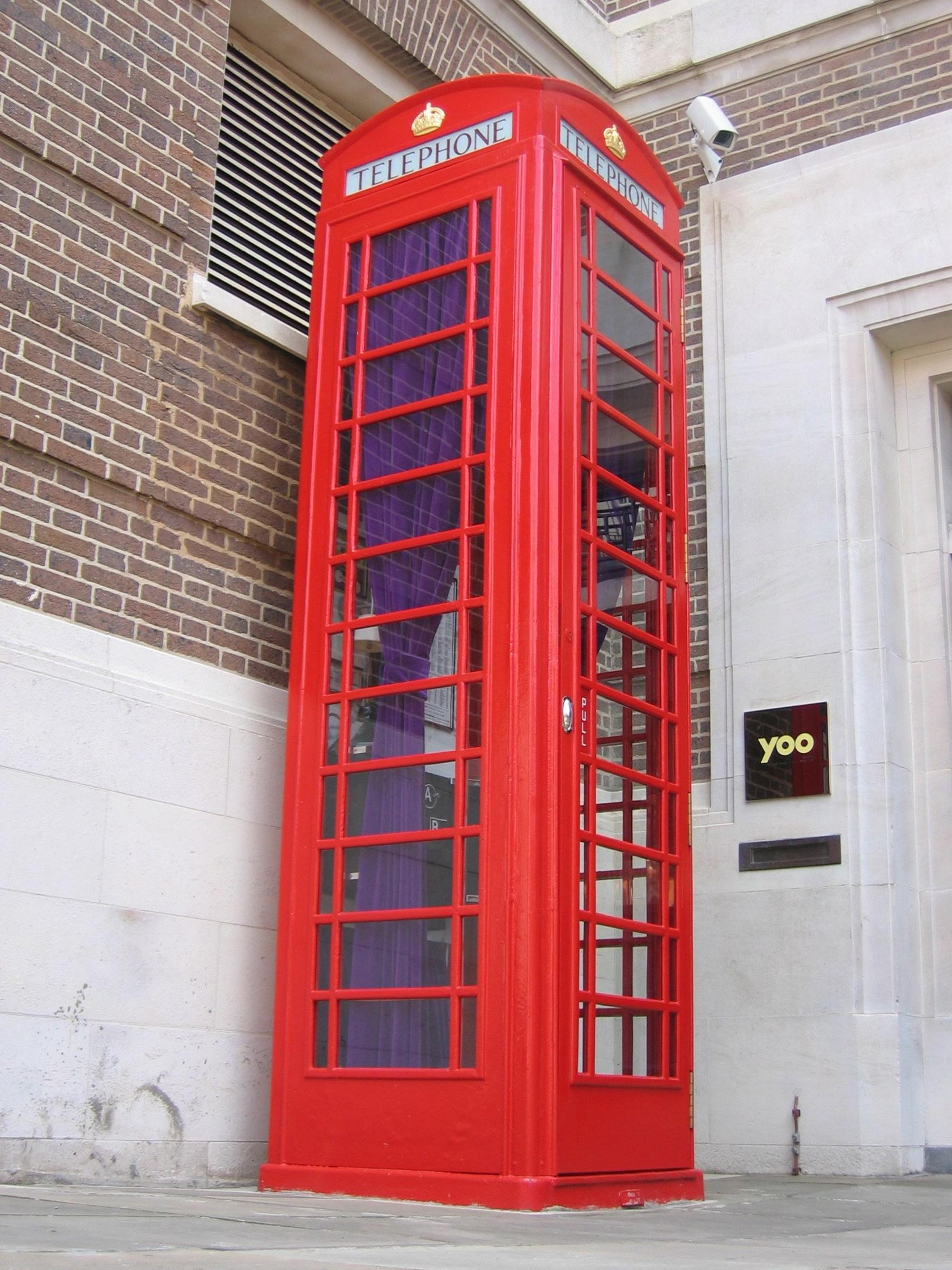 Double decker phone box