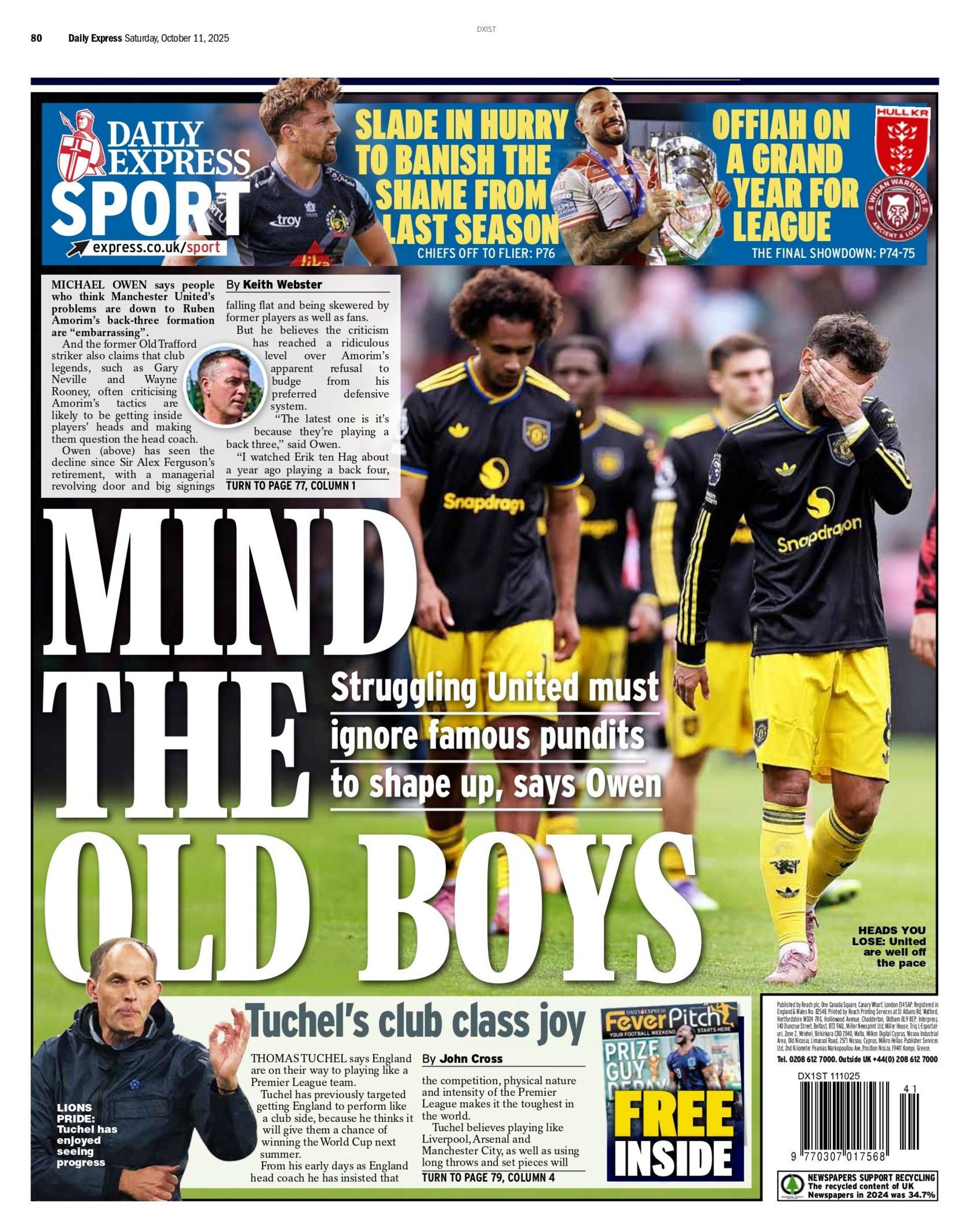 Express back page