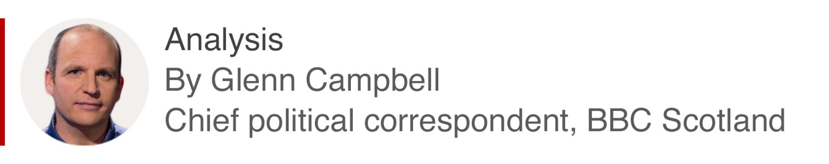 Analysis box by Glenn Campbell, Chief political correspondent, BBC Scotland