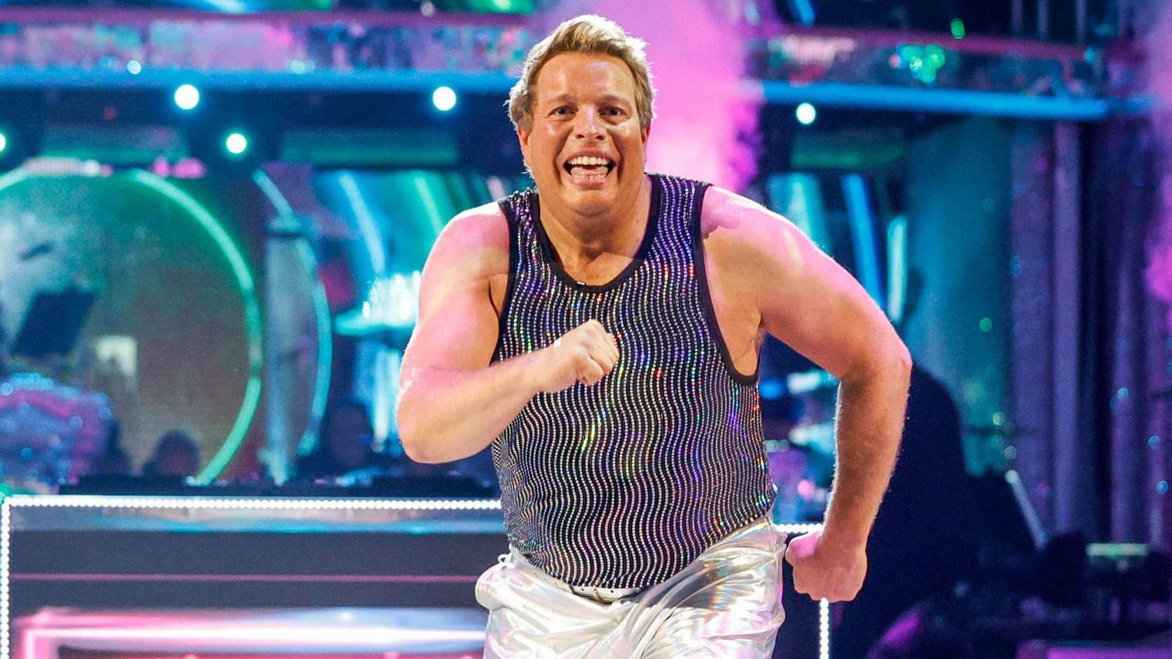 Thomas Skinner during his appearance on the live show of Saturday's Strictly Come Dancing show on BBC1.
