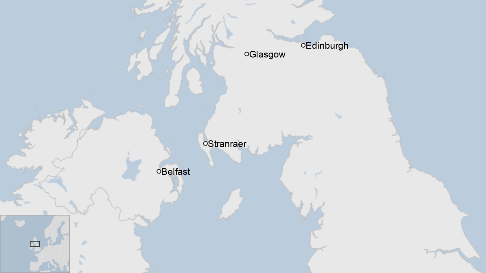 Stranraer map