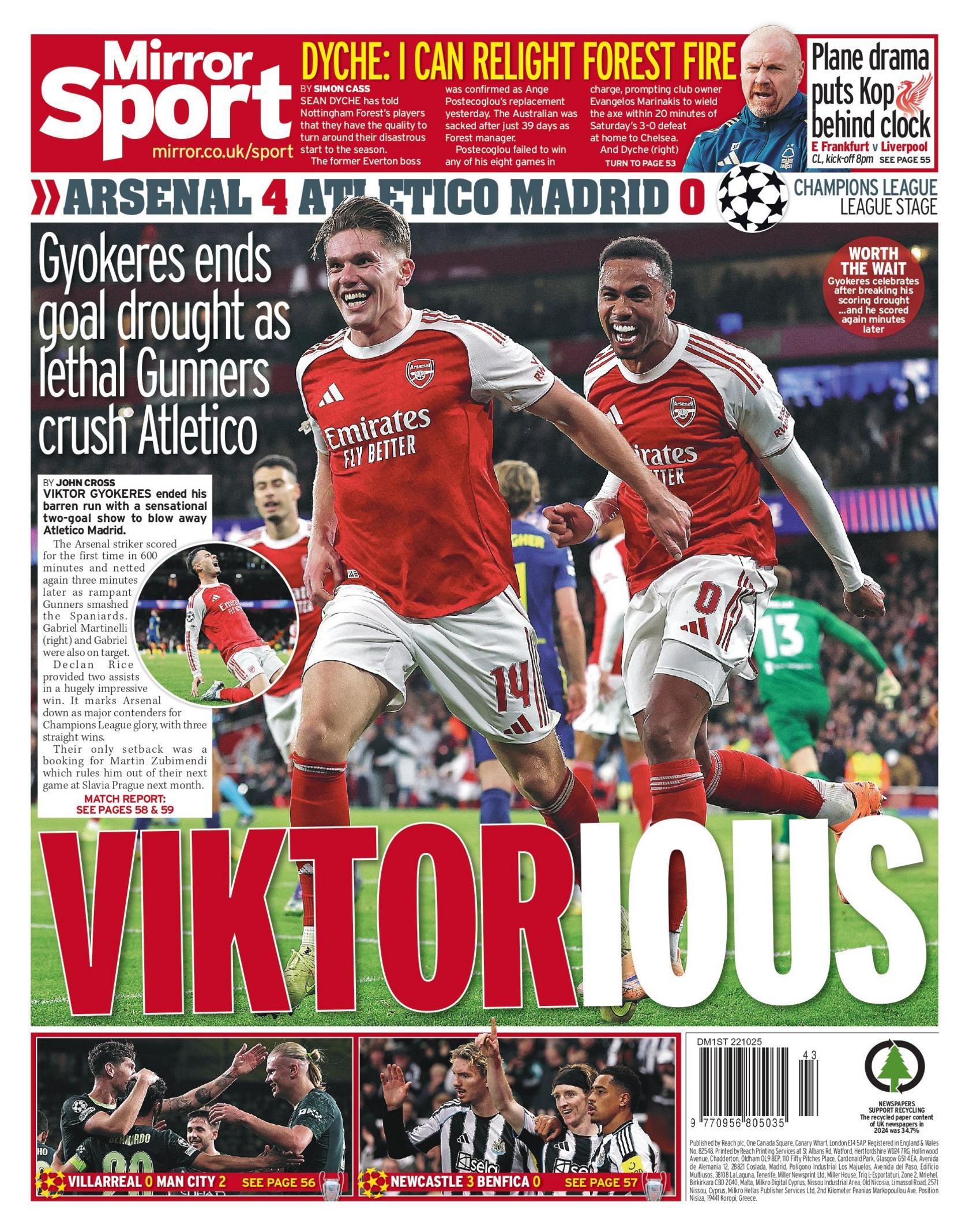 Mirror back page 