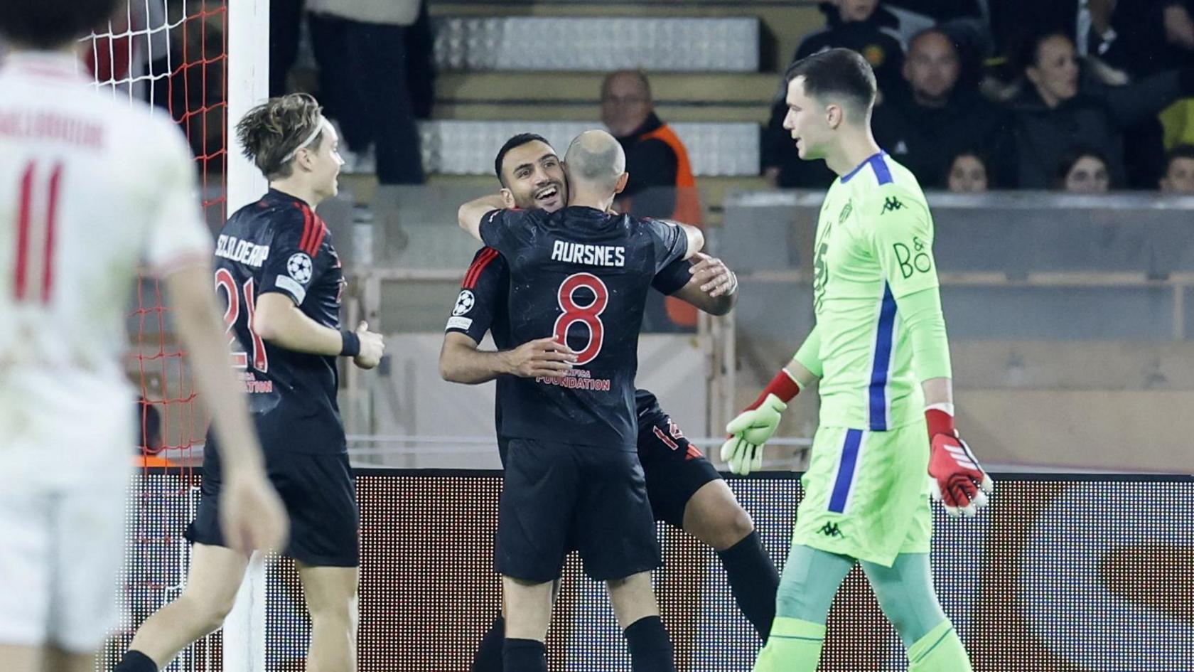 Benfica celebrate a goal