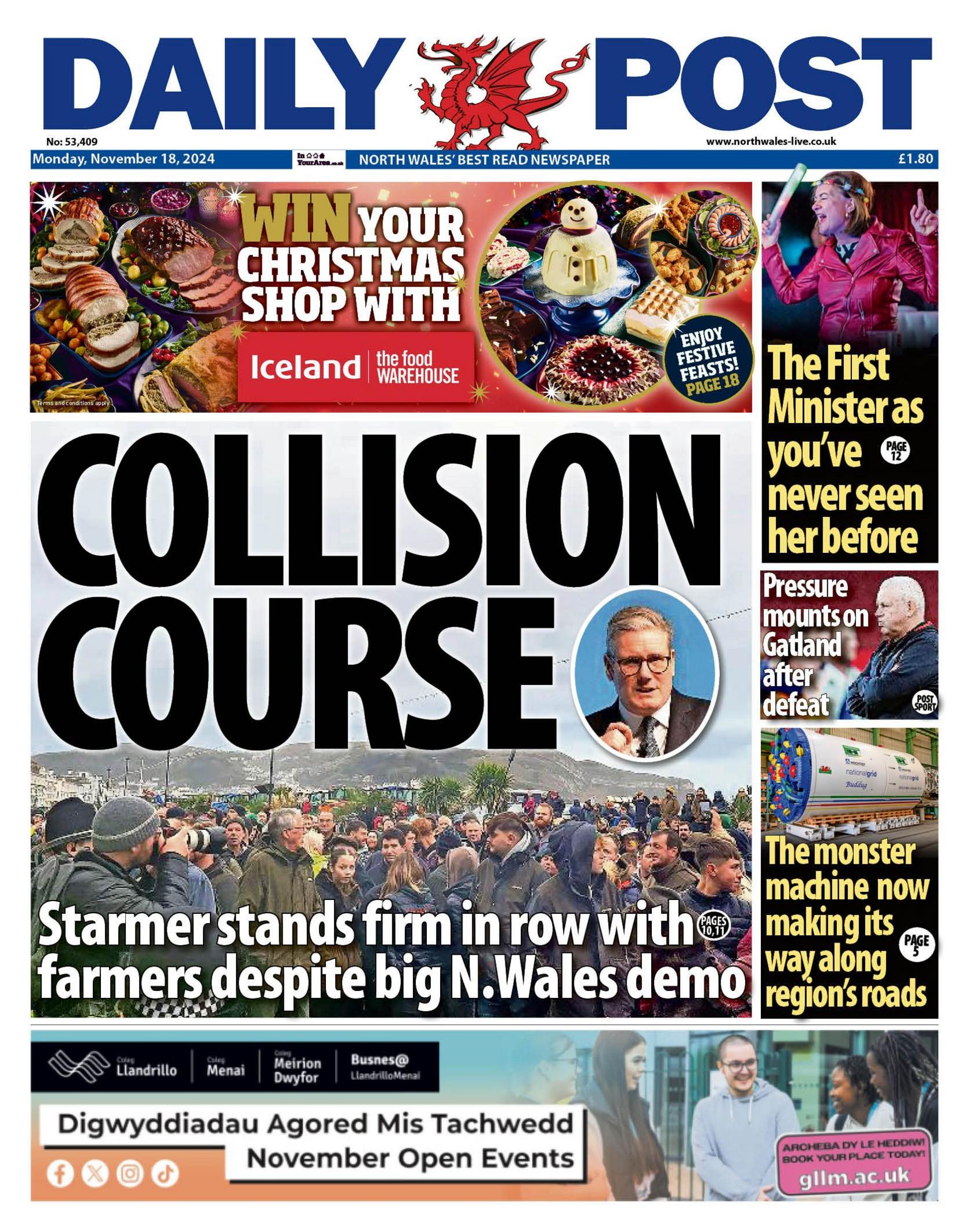 Daily Post front page 