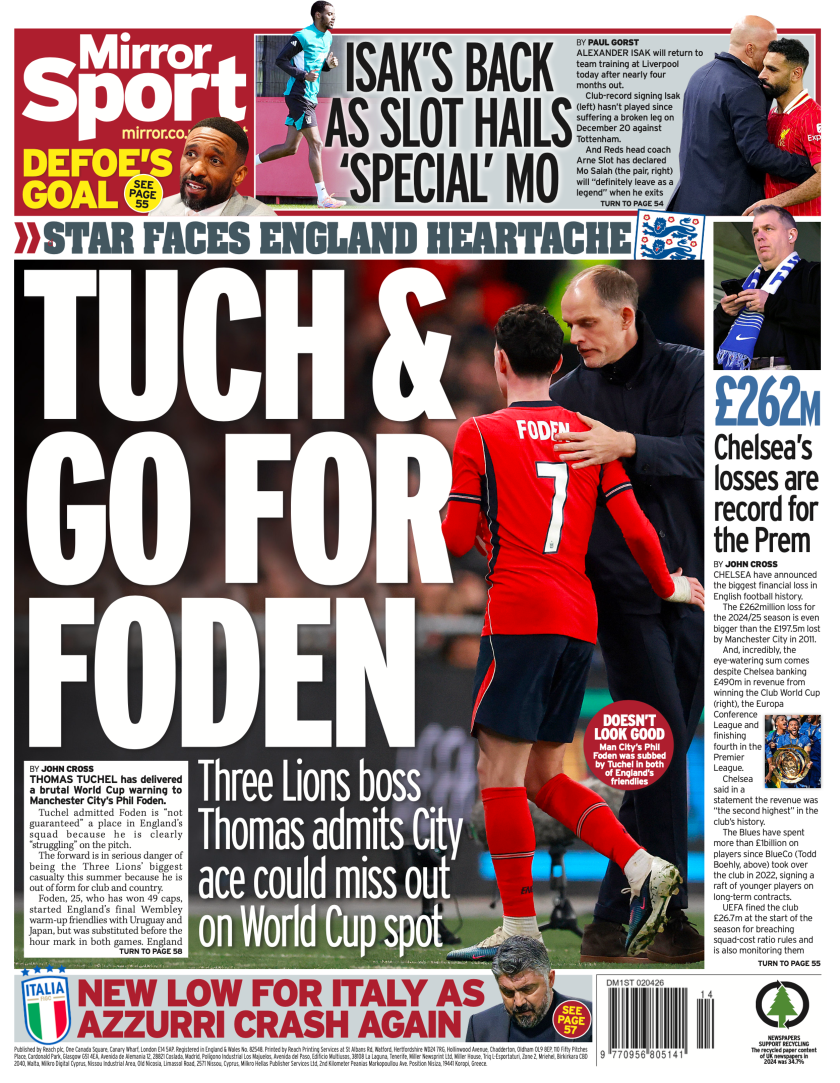Mirror back page 
