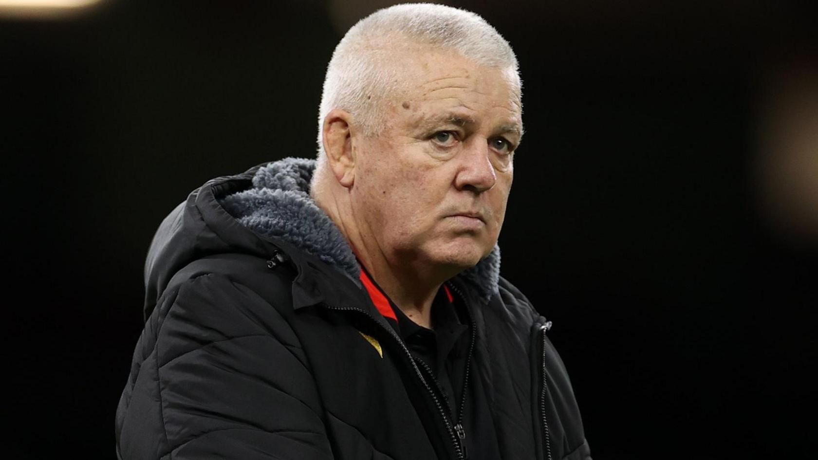 Warren Gatland looking pensive