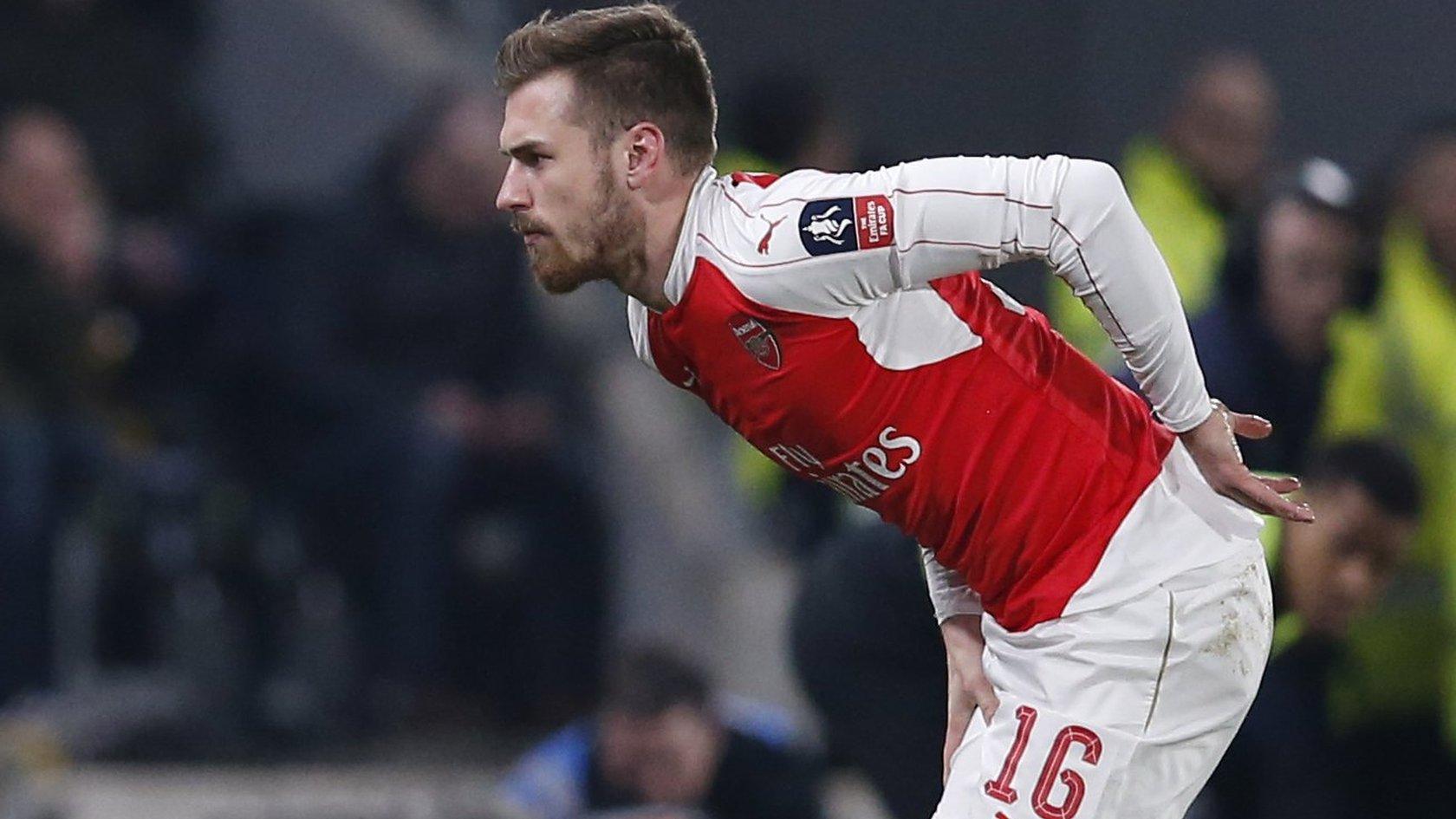 Arsenal midfielder Aaron Ramsey