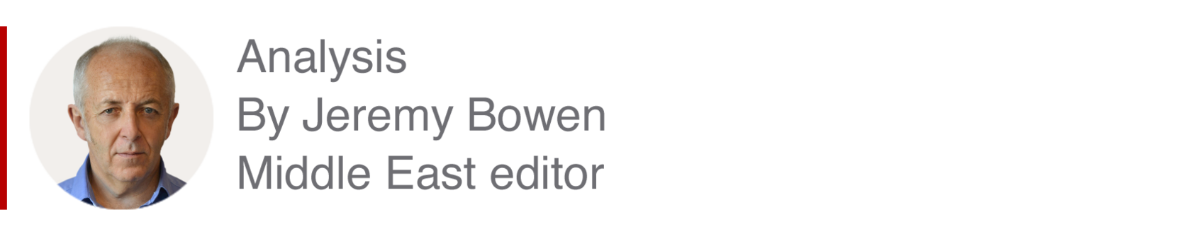 Analysis box by Jeremy Bowen, Middle East editor