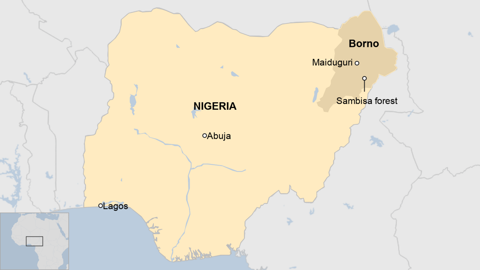 Map of Nigeria